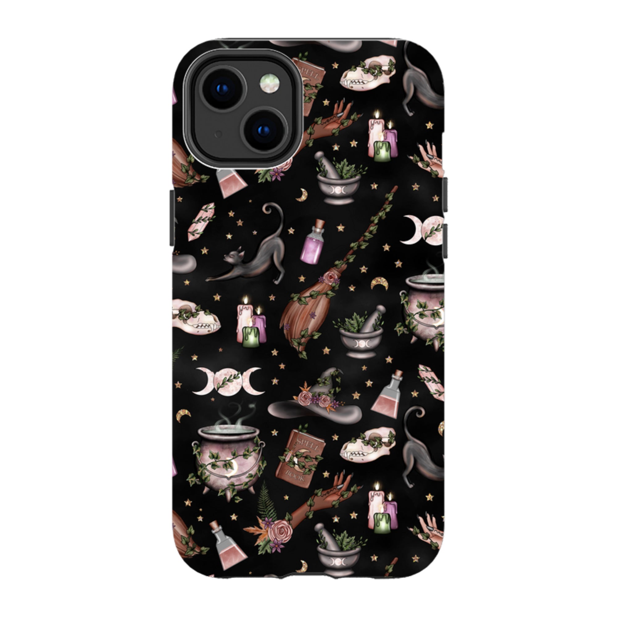 iPhone MagSafe Tough Case - Woodland Witch Black