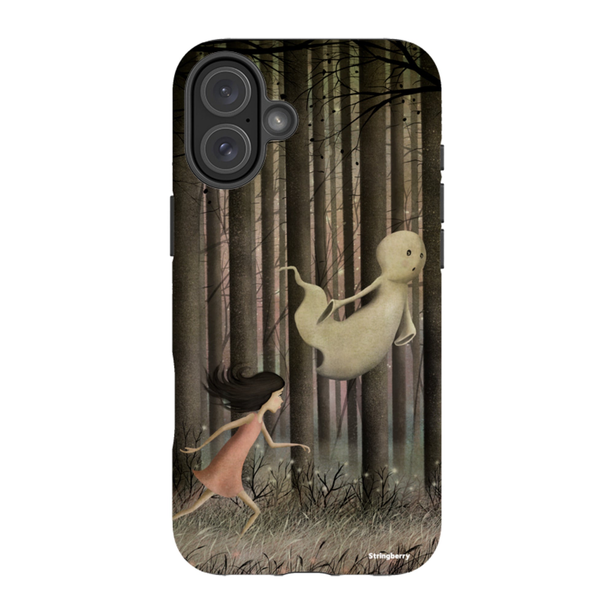 iPhone Tough Case - Little Ghost By Maja Lindberg