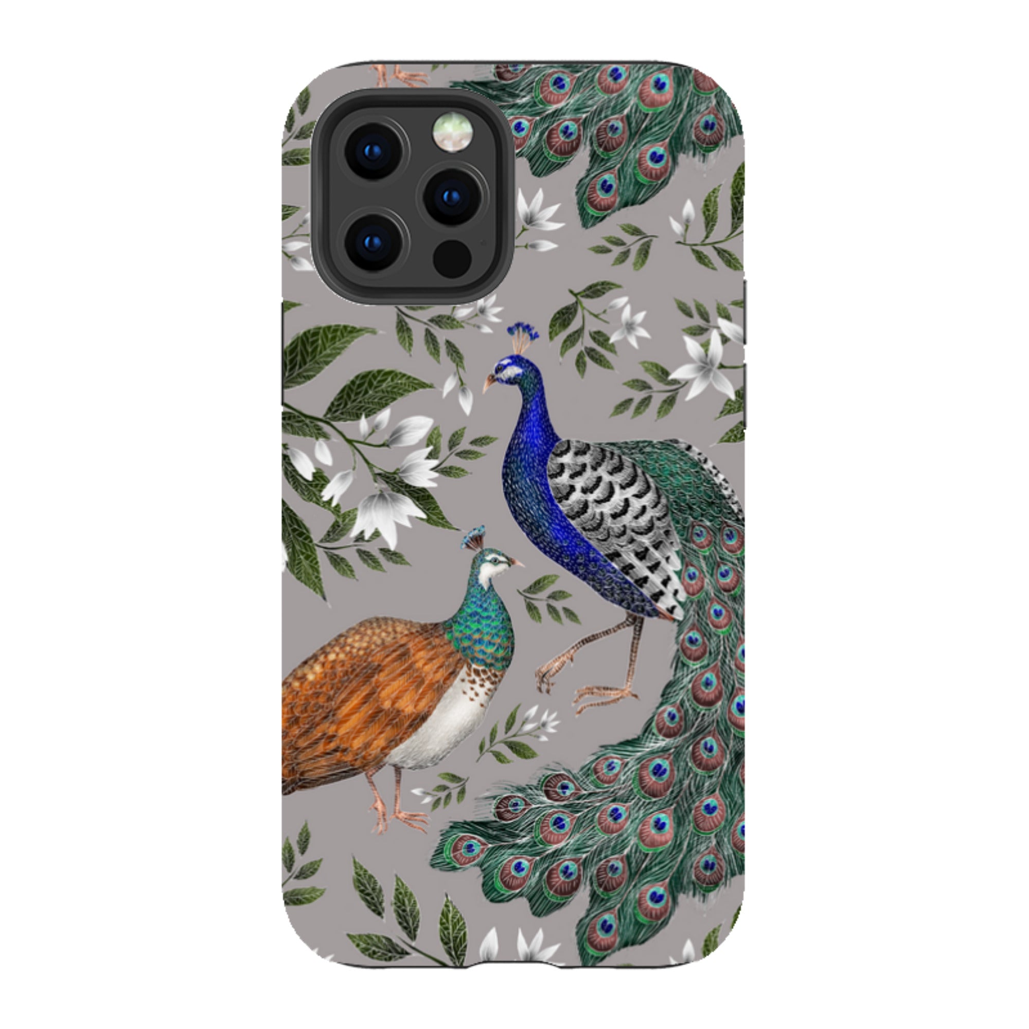 iPhone Tough Case - Peahen And Peacock By Catherine Rowe