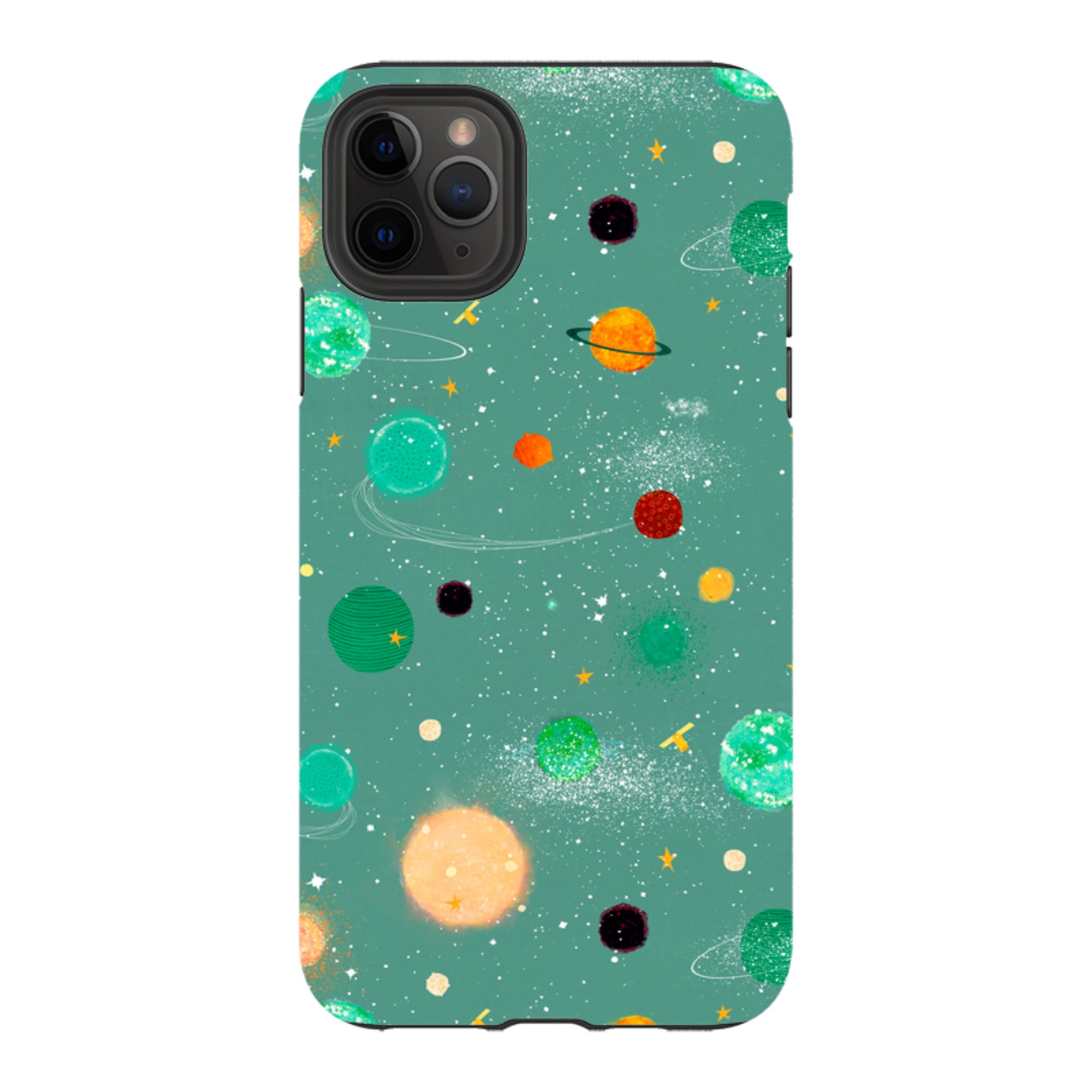 iPhone Tough Case - Far Far Away Green By Katherine Quinn