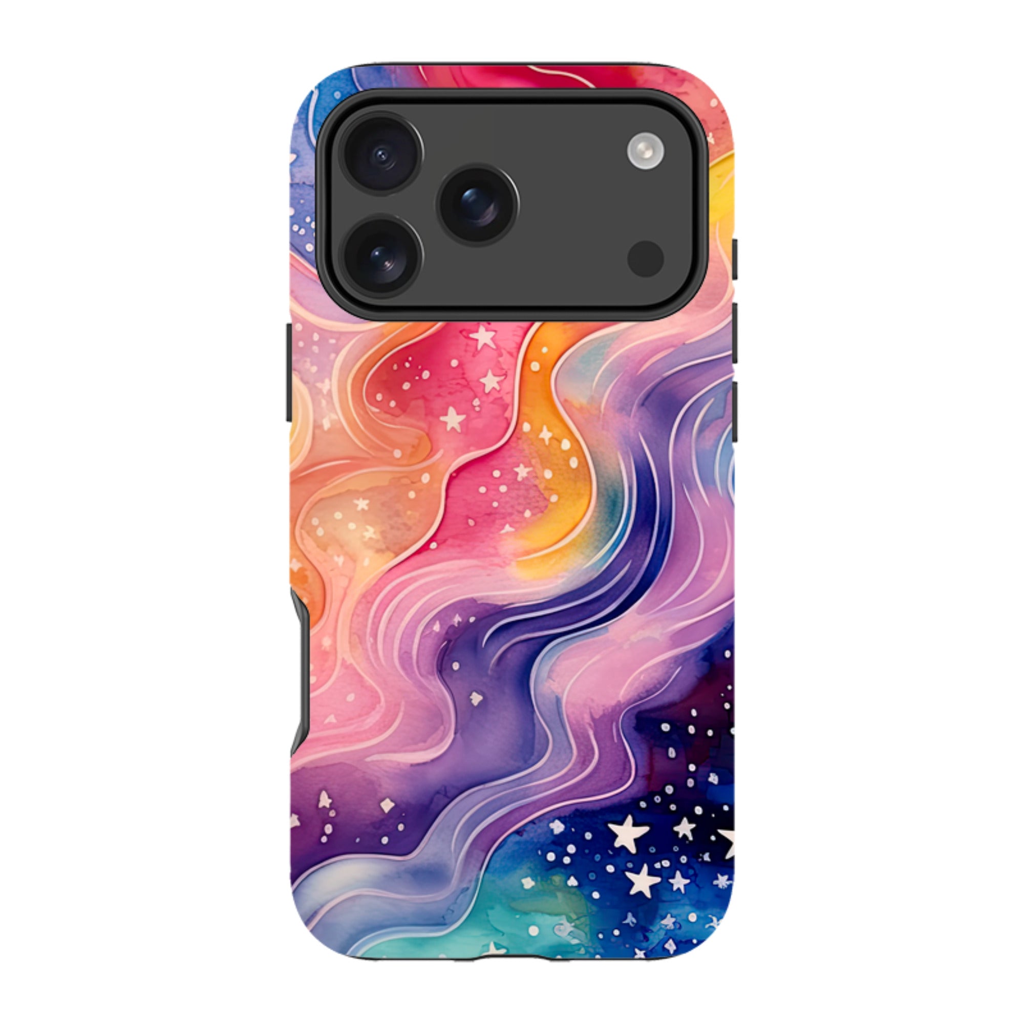 iPhone MagSafe Tough Case - Rainbow Stars V