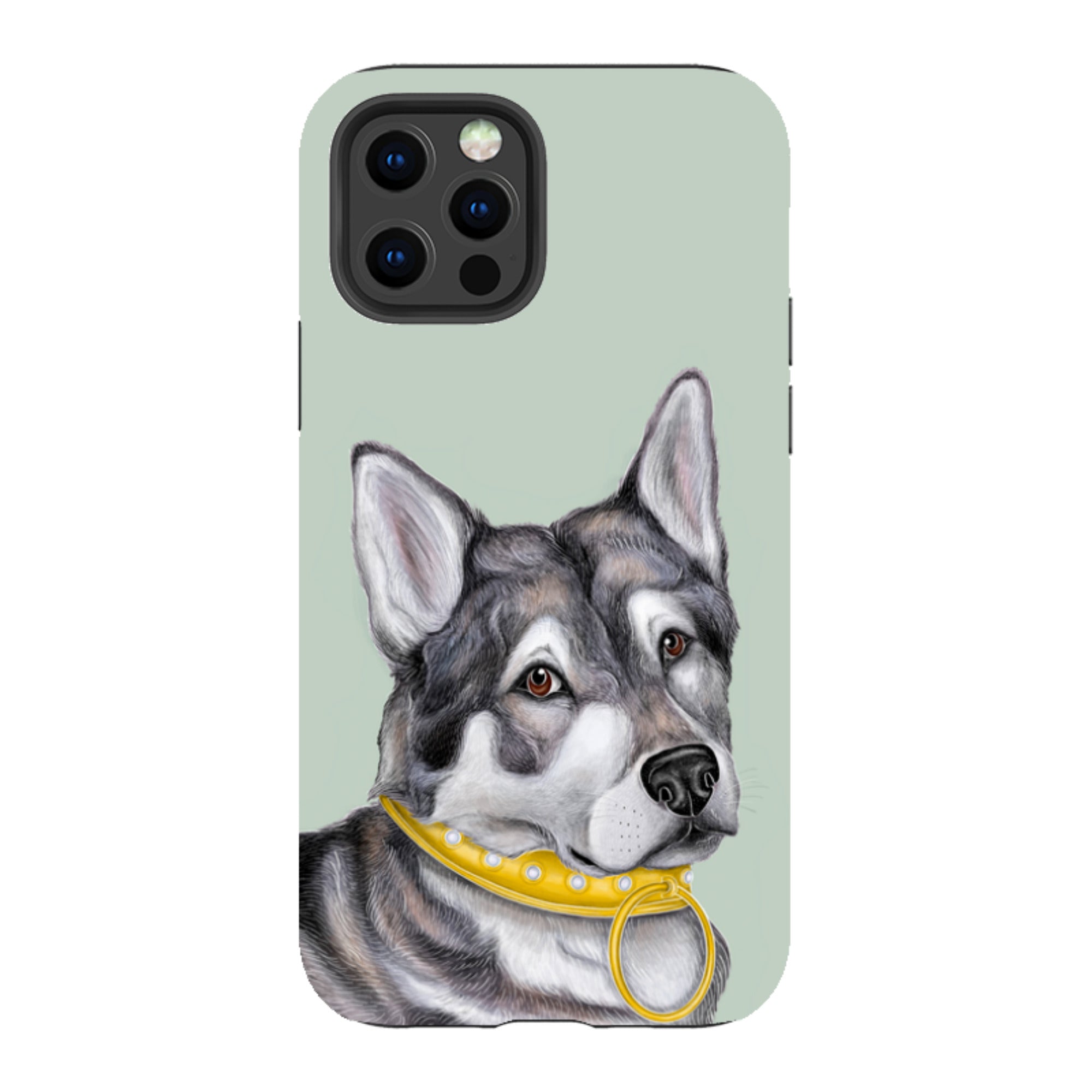 iPhone Tough Case - Huskey By Catherine Rowe