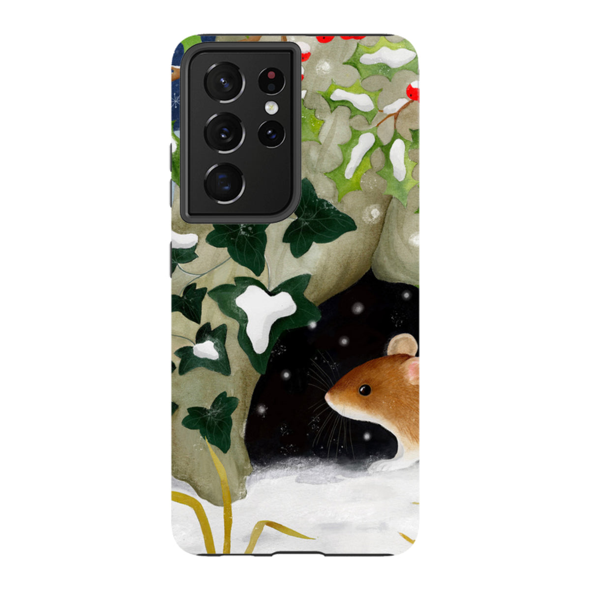 Samsung Tough Case - Winter Mouse By Bex Parkin