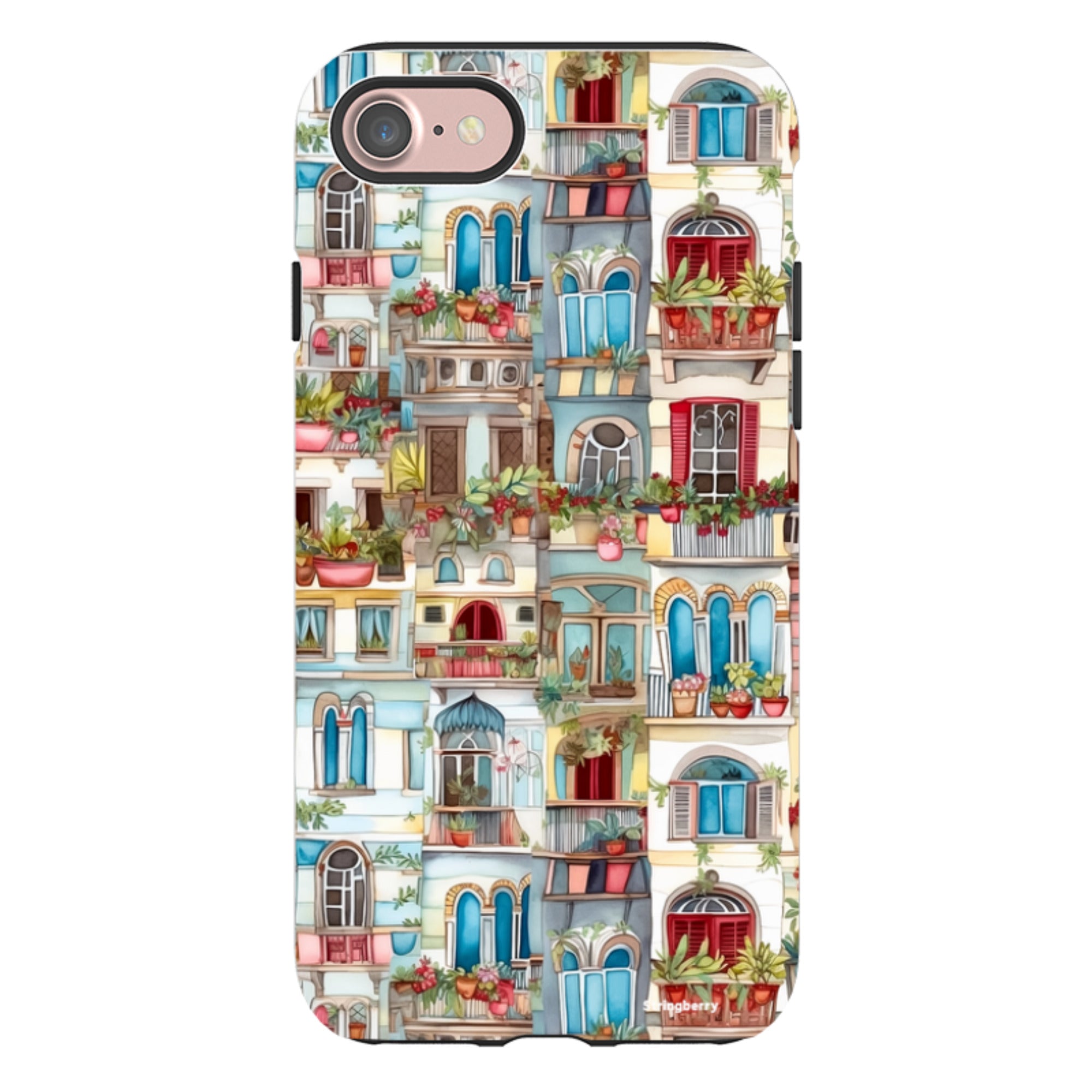 iPhone Tough Case - Floral Balcony II