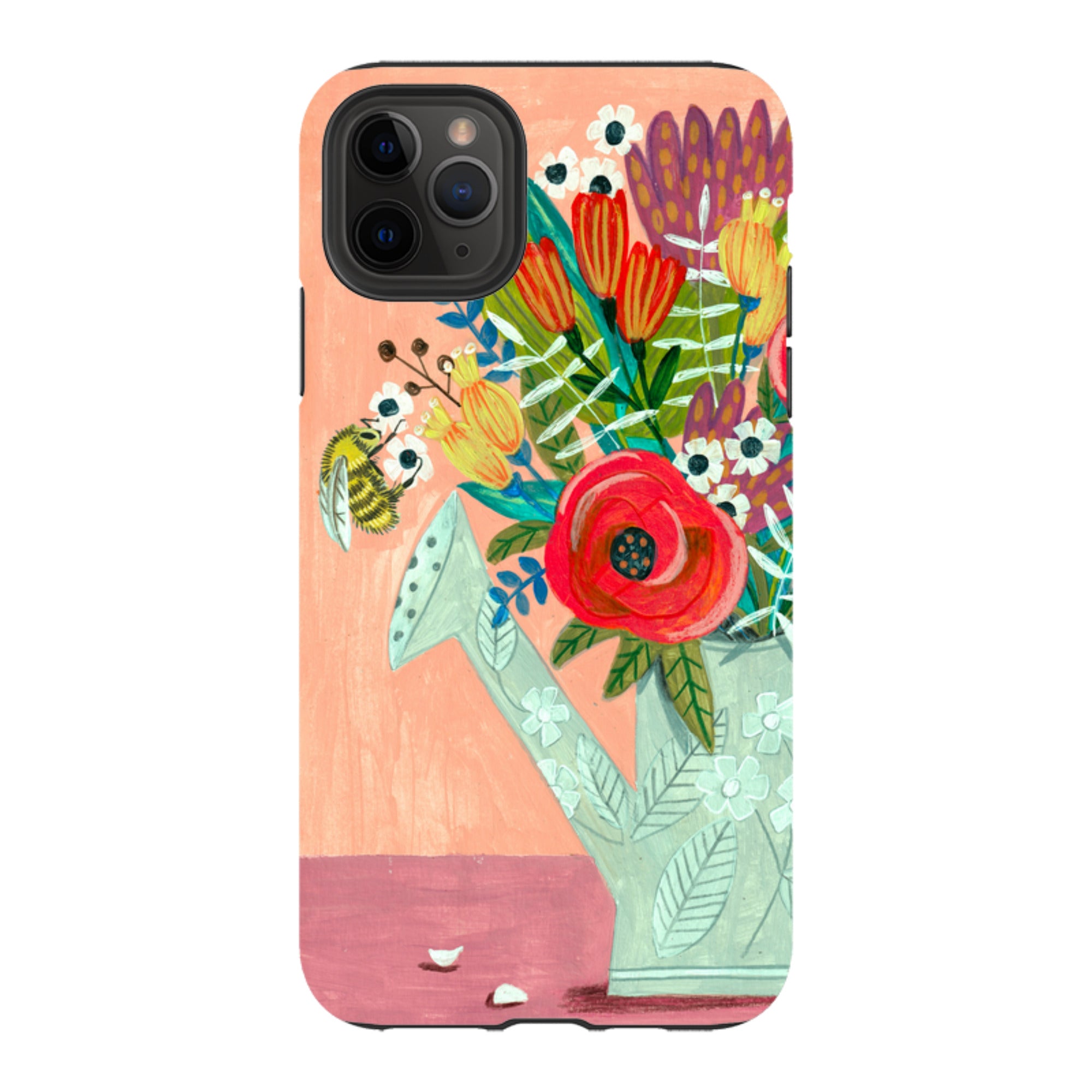 iPhone Tough Case - Watering Can By Caroline Bonne Muller