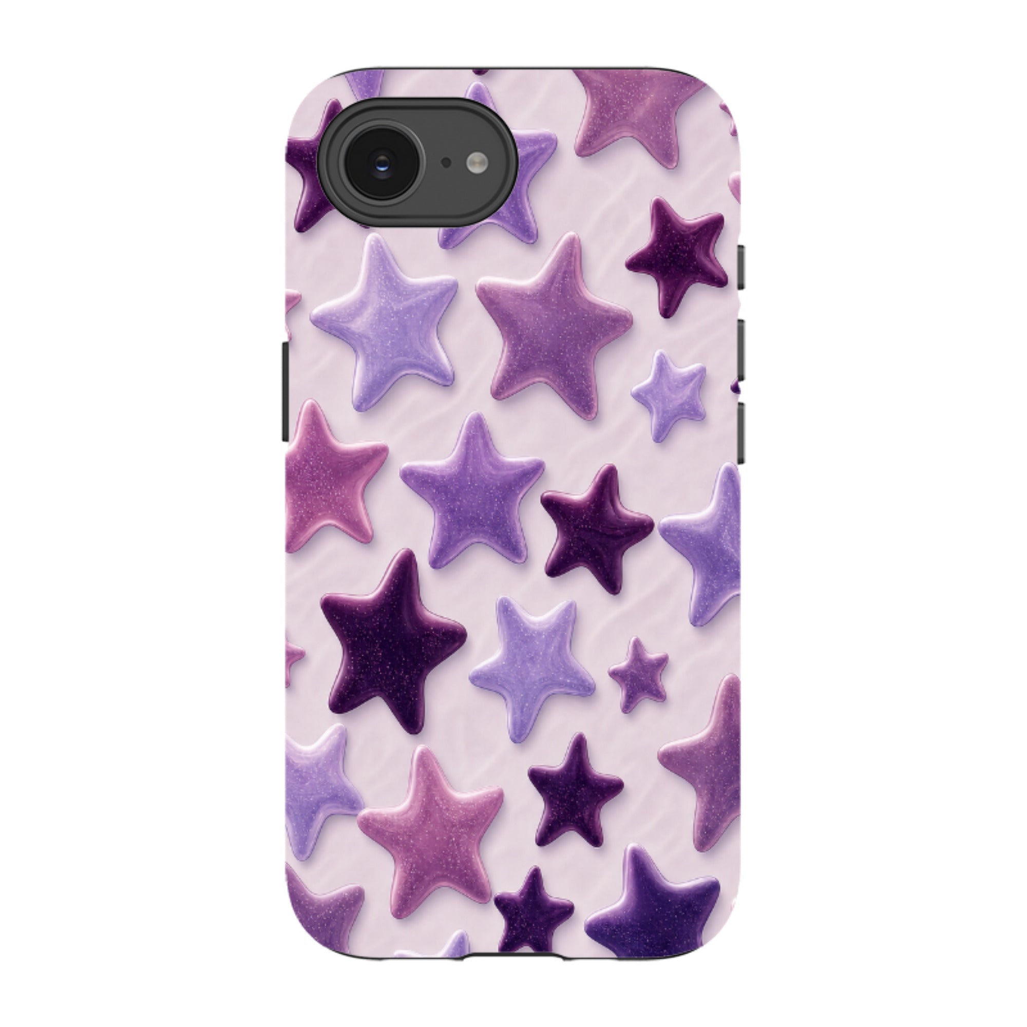 iPhone Tough Case - Lavender Purple Star