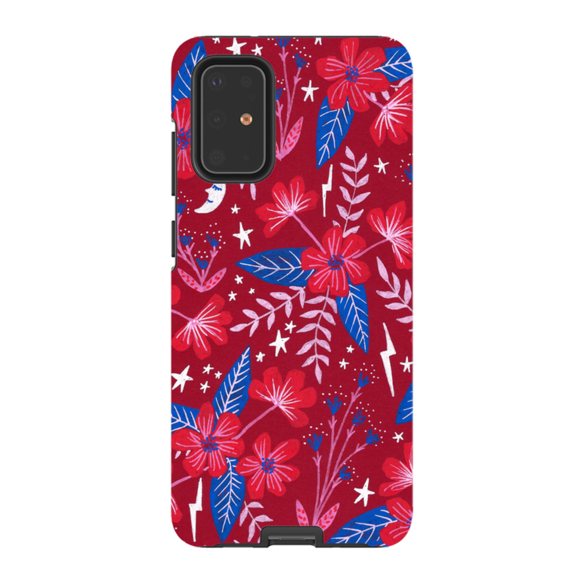 Samsung Tough Case - Red Moon Garden By Lee Foster Wilson