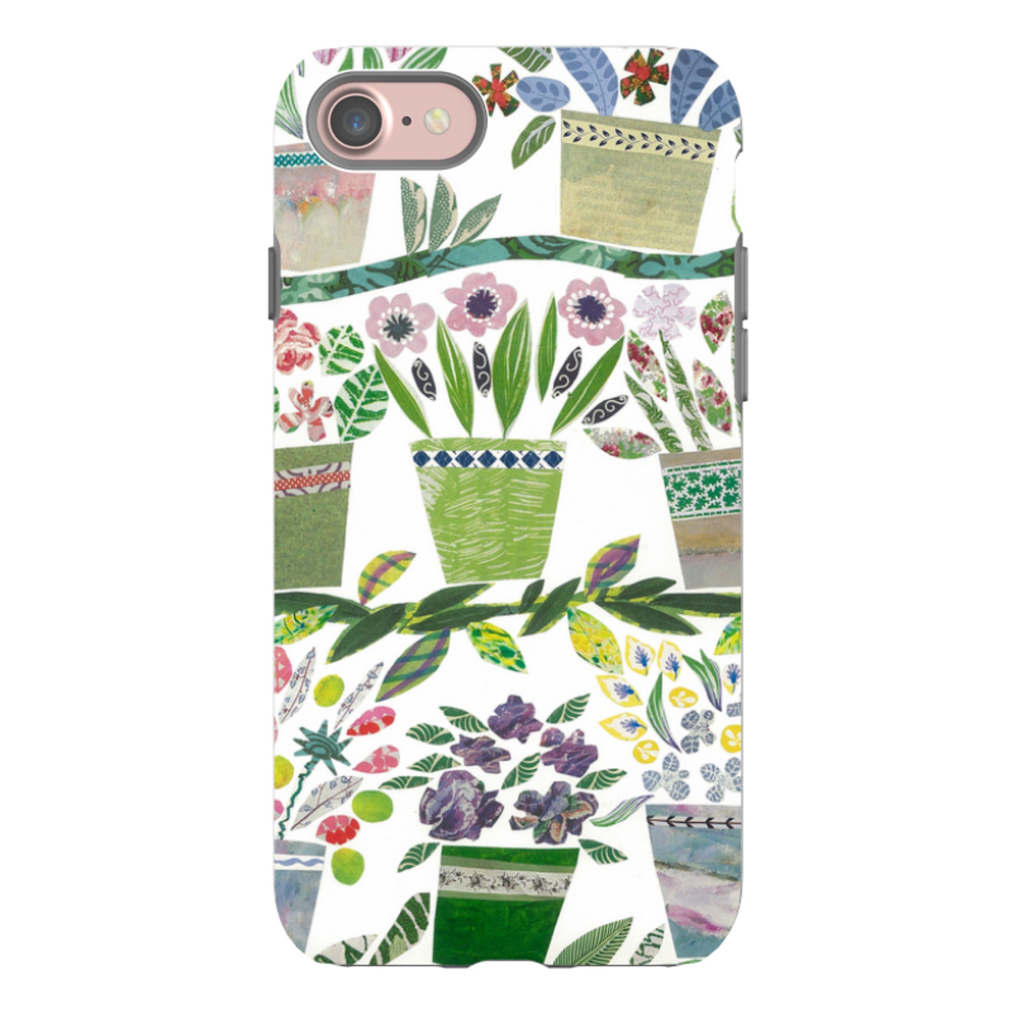 iPhone Tough Case - Flowerpots By Jane Robbins