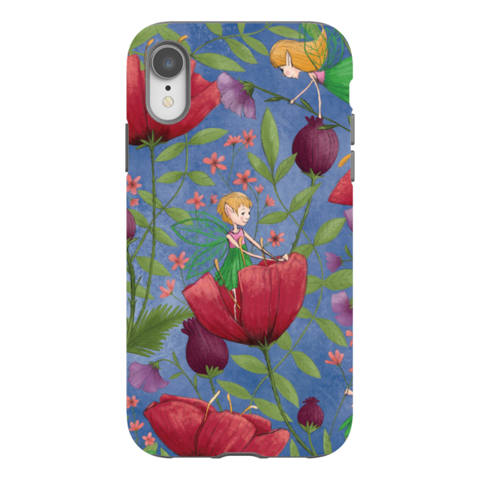 iPhone Tough Case - Fairies And Flowers By Maja Lindberg