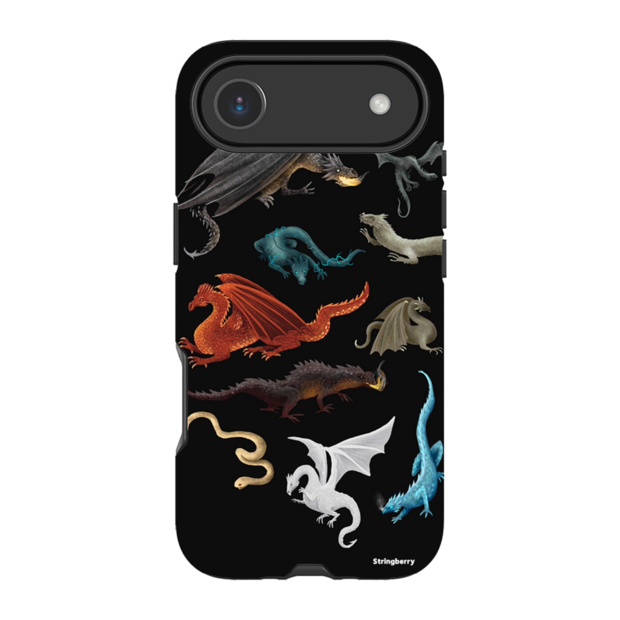 iPhone MagSafe Tough Case - Dragons, Wyverns, Wyrms By Anna Stead