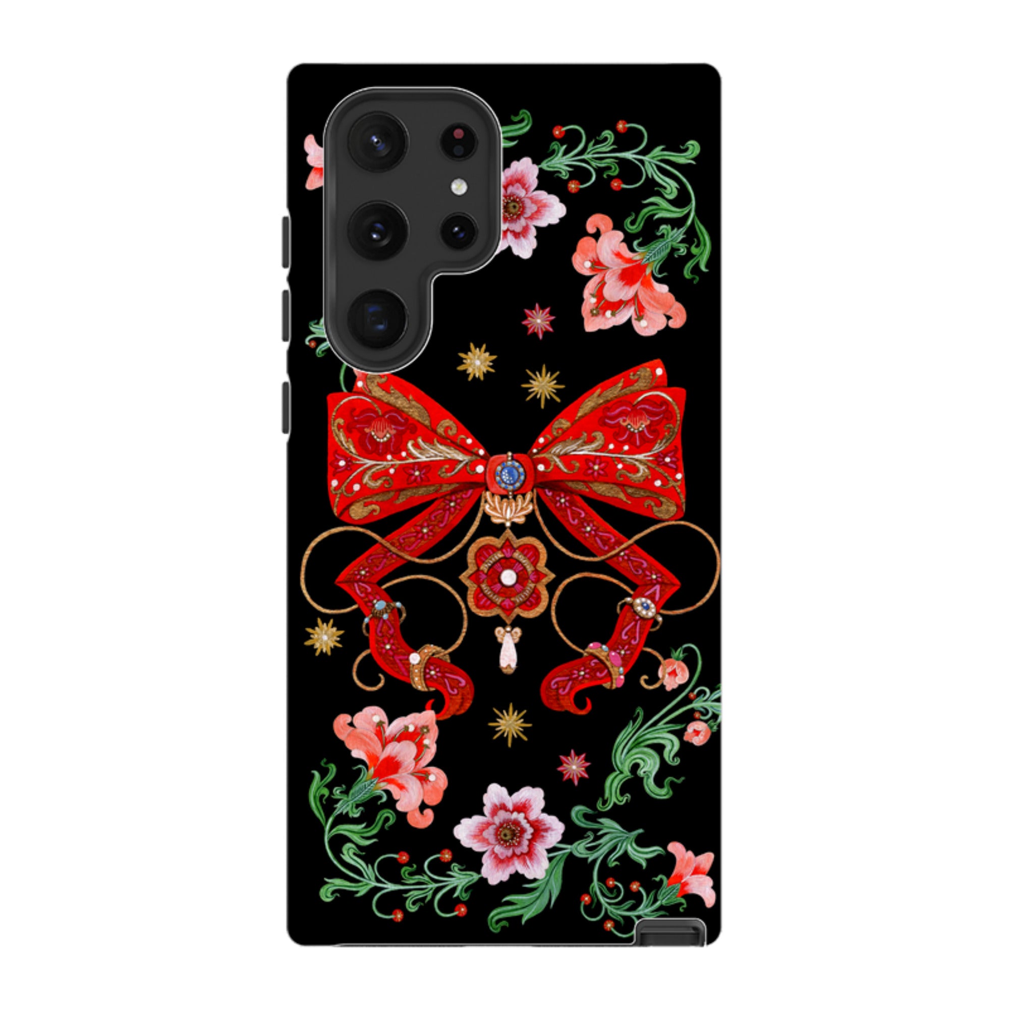 Samsung Tough  Case - Five Gold Ring By Maria Matos