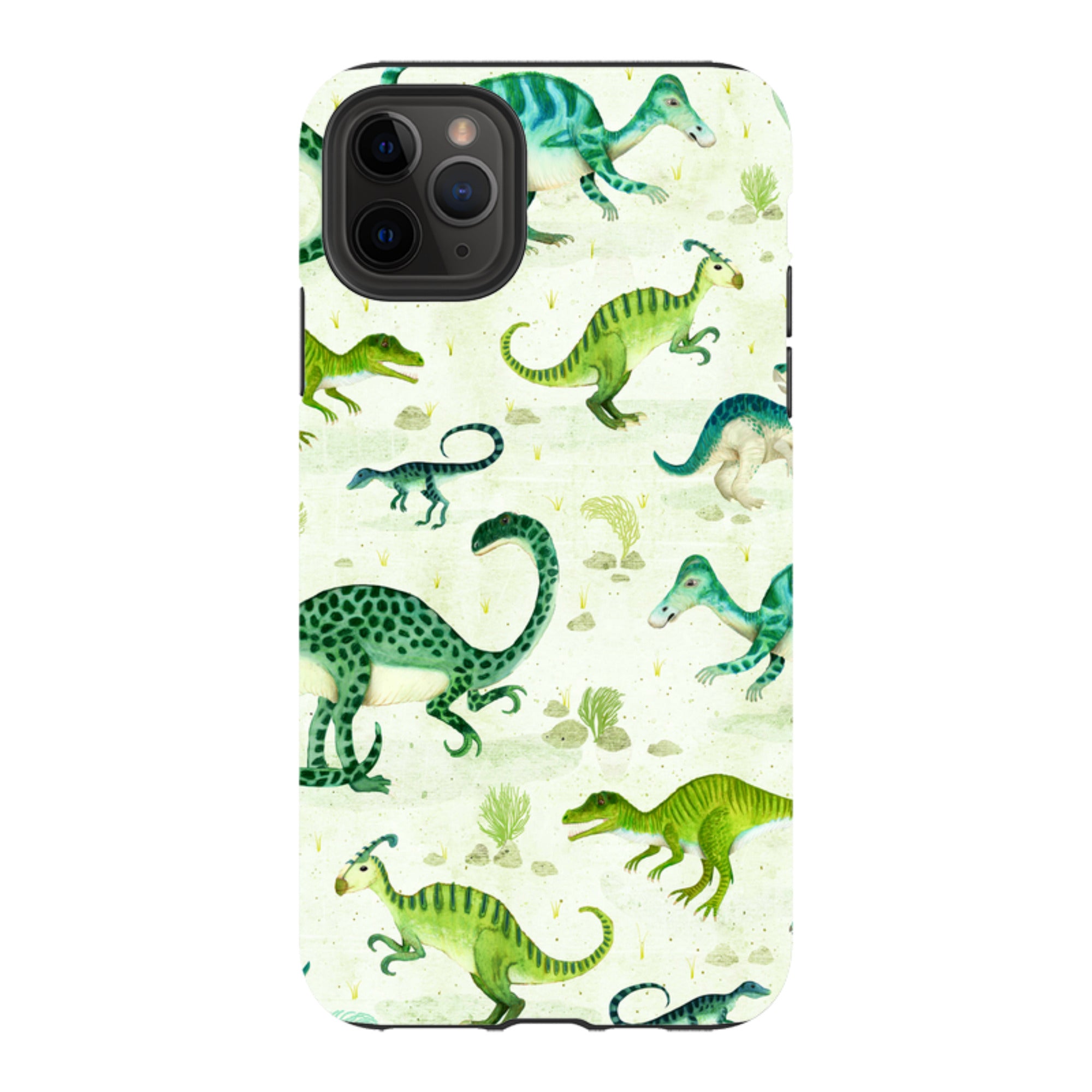 iPhone Tough Case - Dinoland By Katherine Quinn