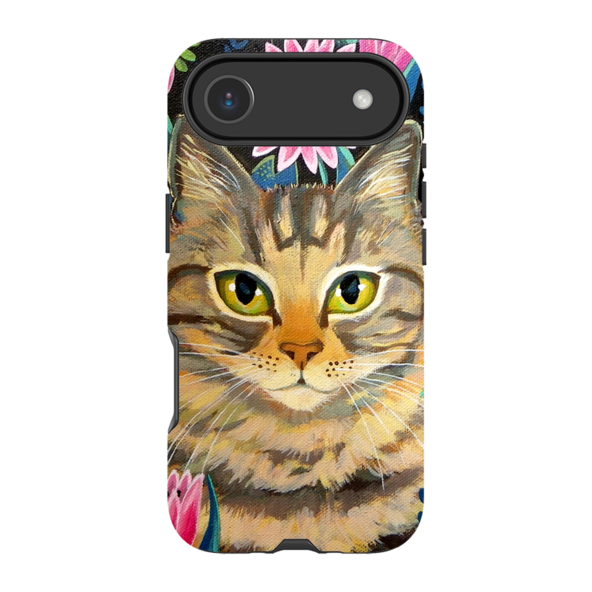 iPhone MagSafe Tough Case - Tabby Cat By Mary Stubberfield