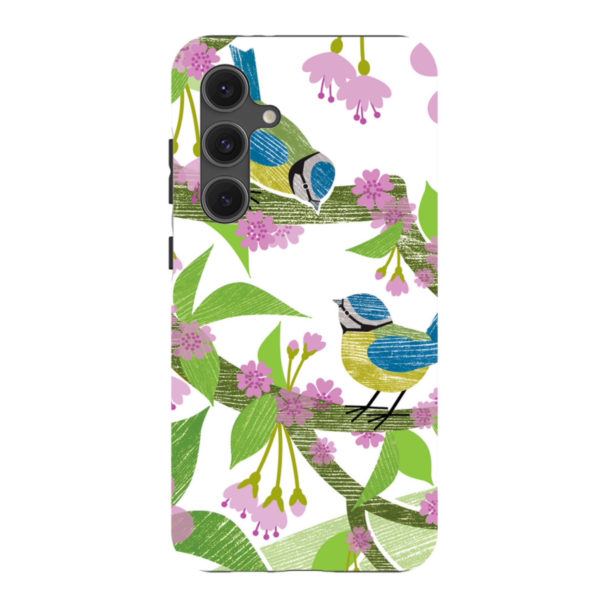Samsung Tough Case - Blue Tits and Blossom By Liane Payne