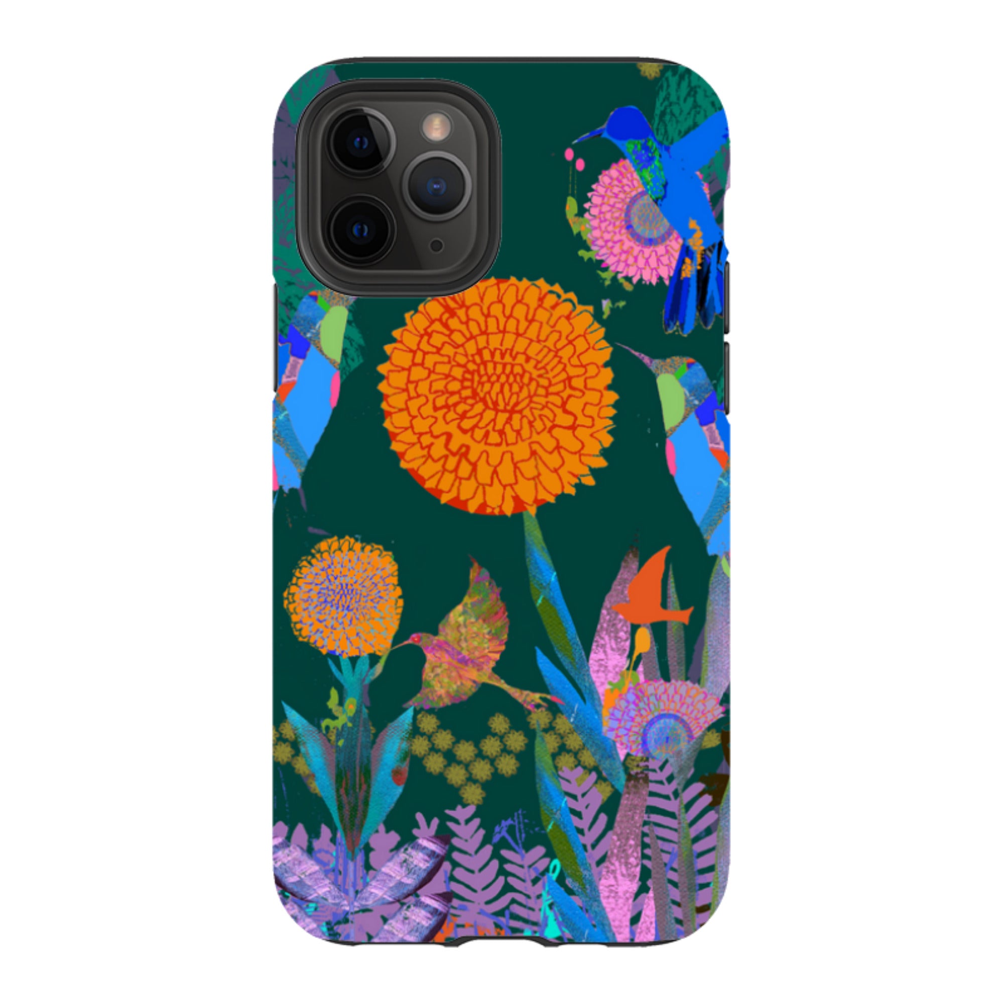 iPhone Tough Case - Hummingbird Forest By Tiffany Lynch