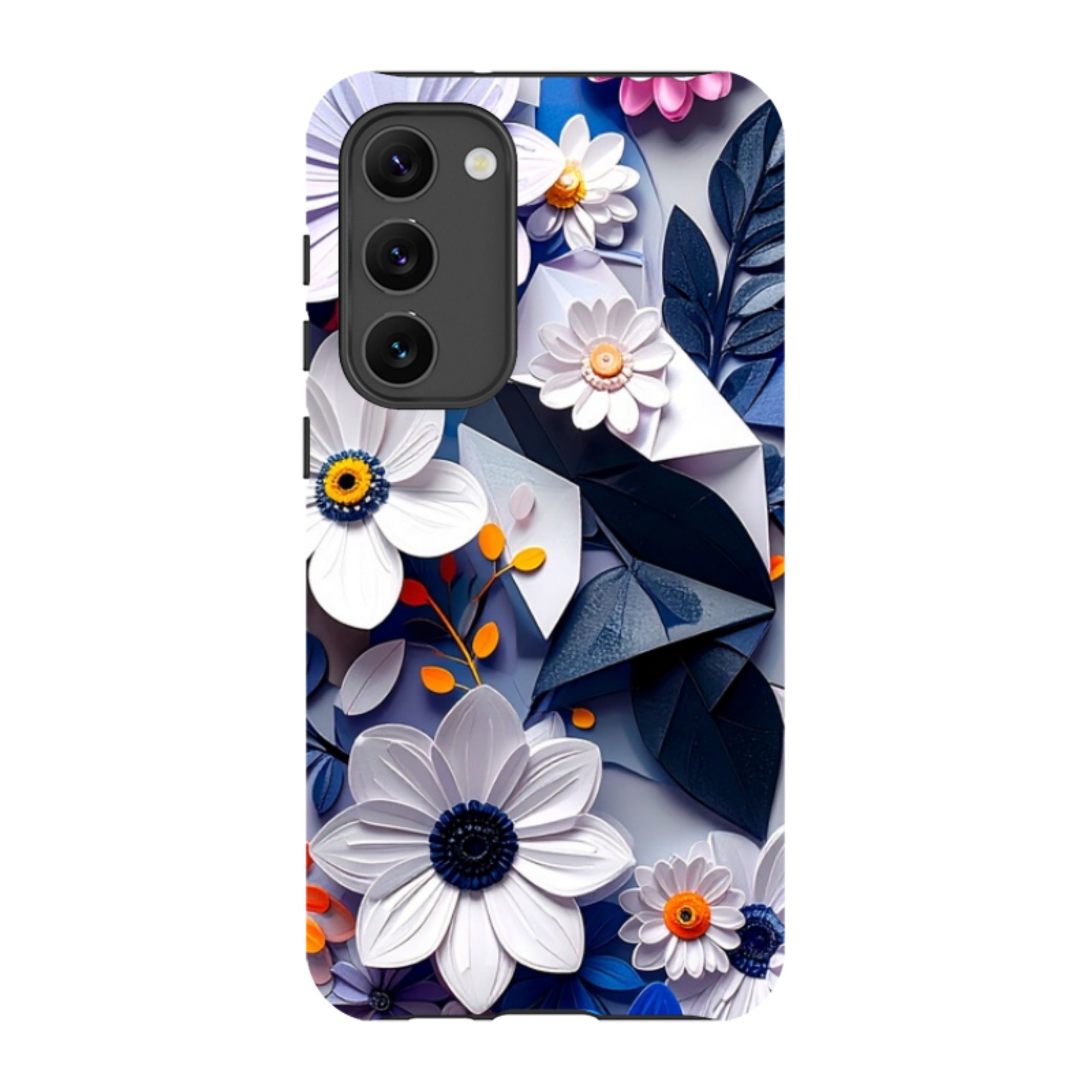Samsung Tough Case - Summer Blue Florals