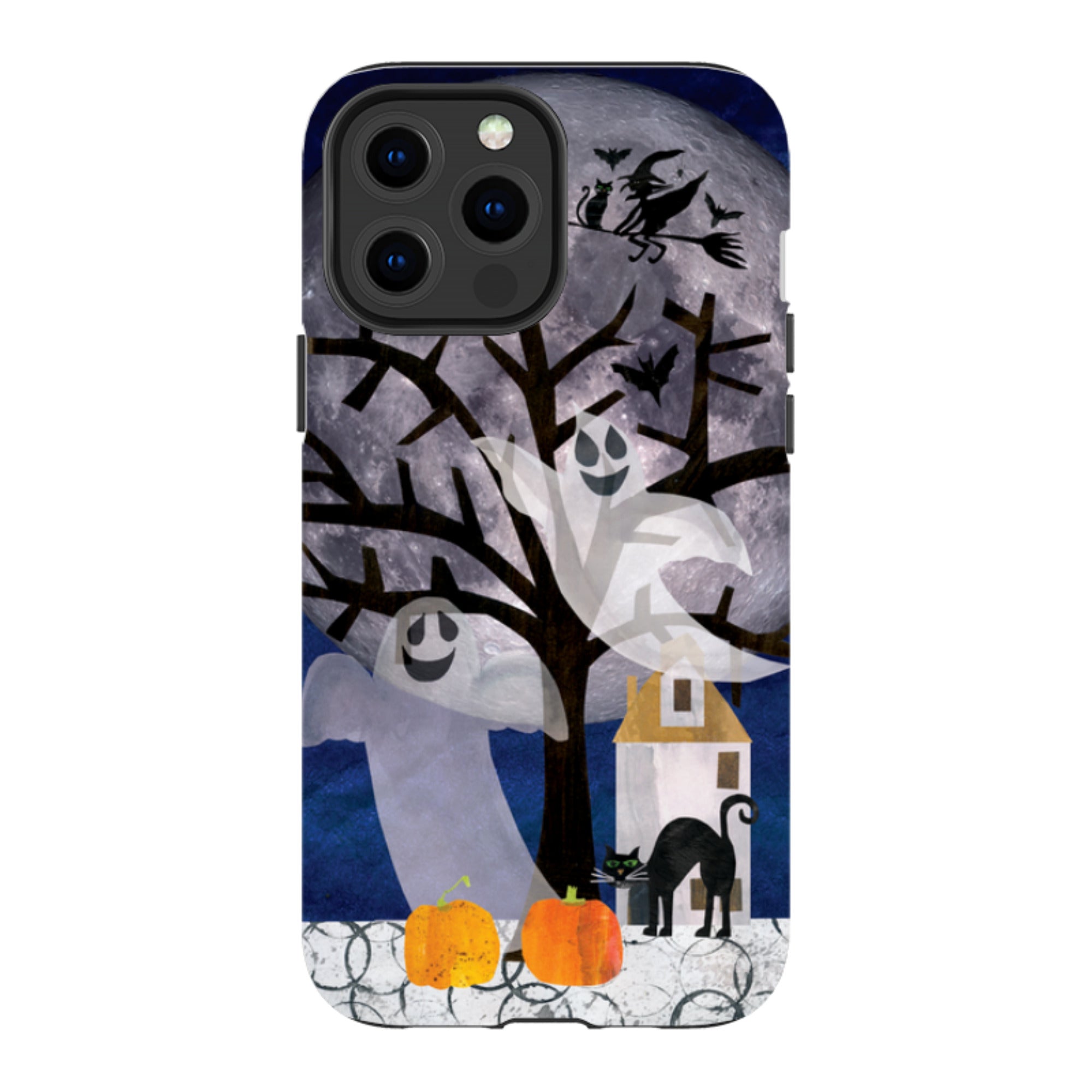 iPhone Tough Case - Halloween Moon By Tracey English