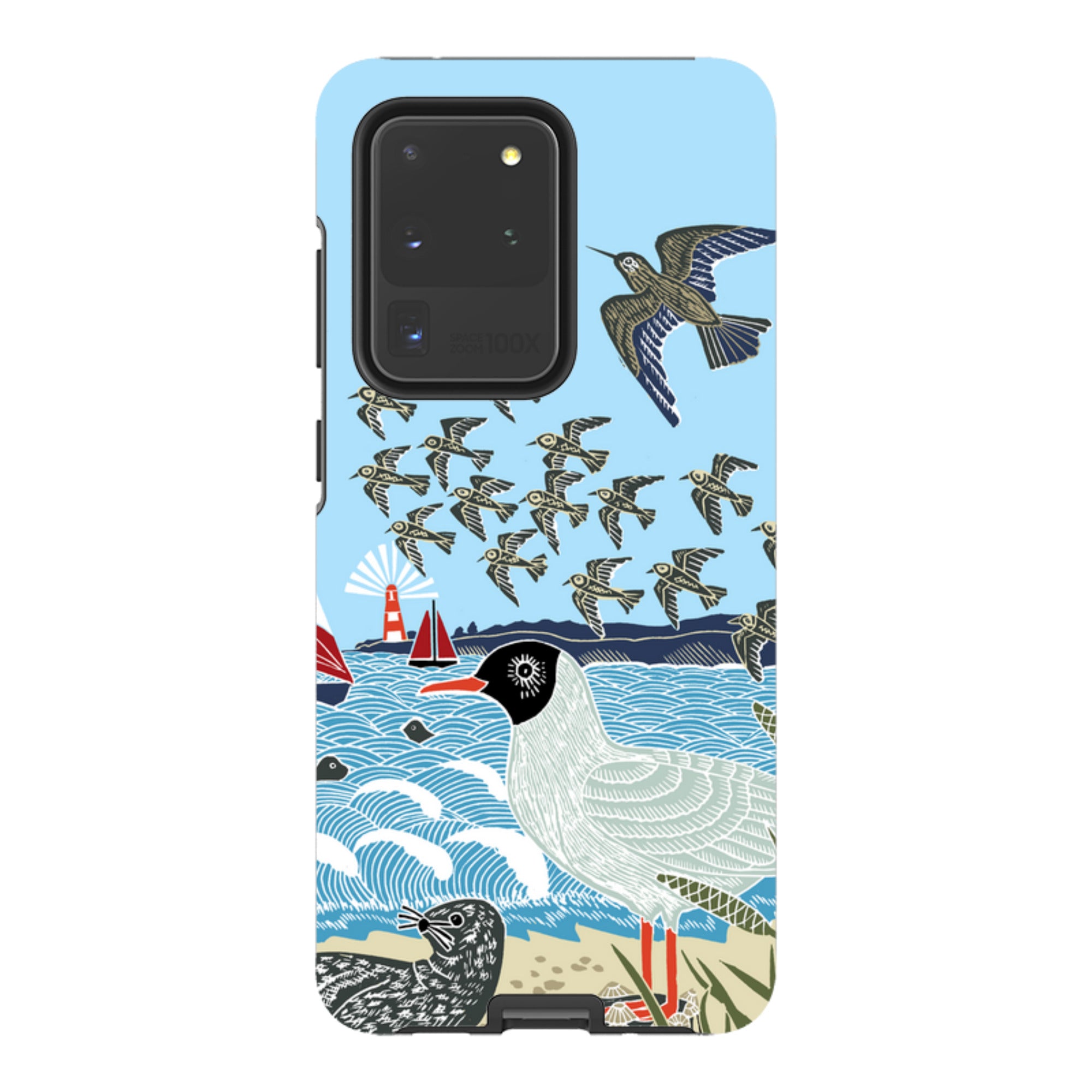 Samsung Tough  Case - Seagulls And Seals By Kate heiss