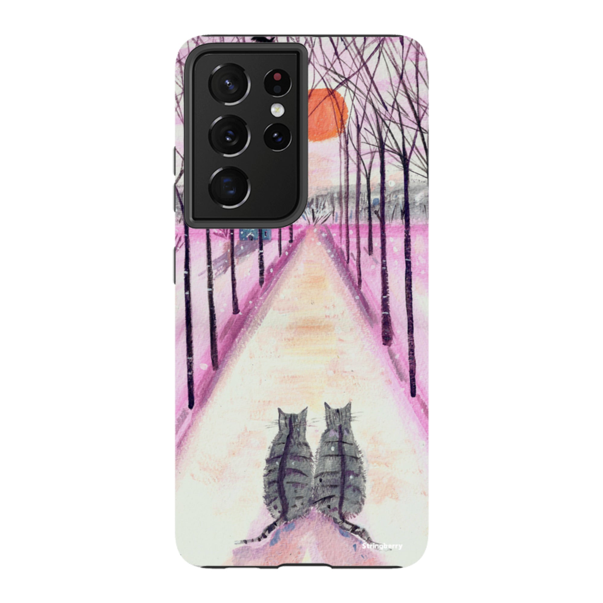 Samsung Tough Case - Winter Cats By Mary Stubberfield