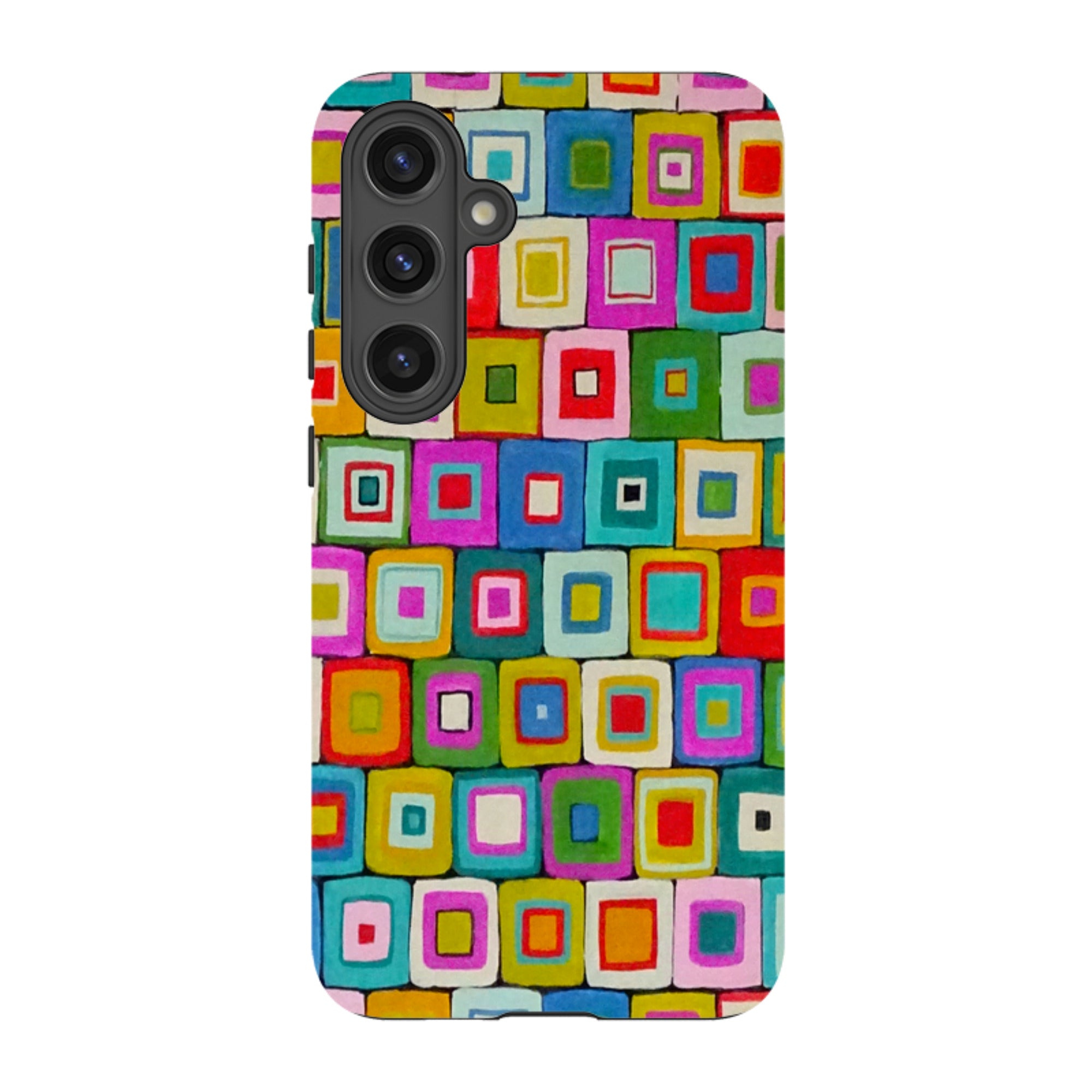 Samsung Tough Case - Atelier Blanket Squares Bright By Sarah Campbell