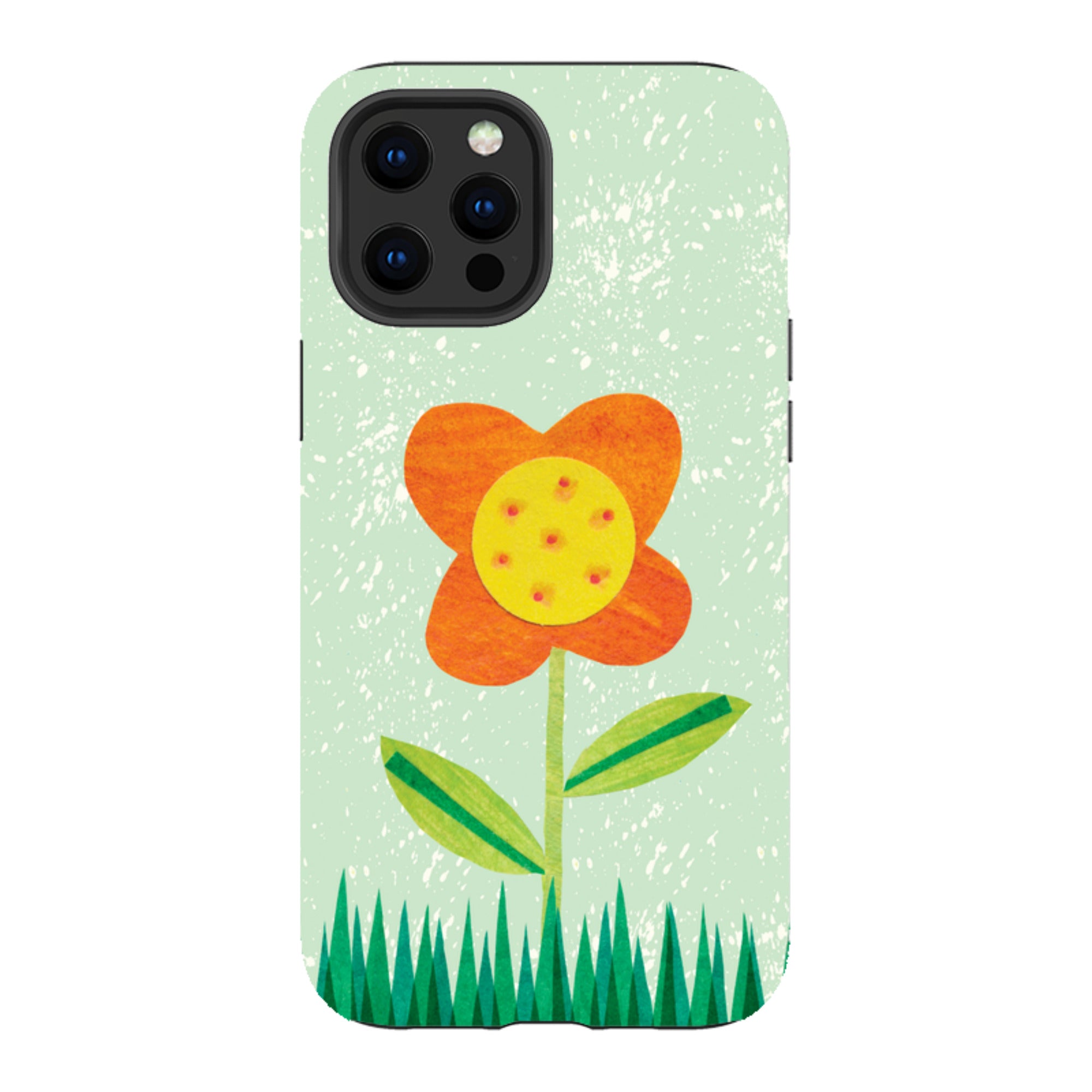 iPhone Tough Case - Orange Flower By Tracey English