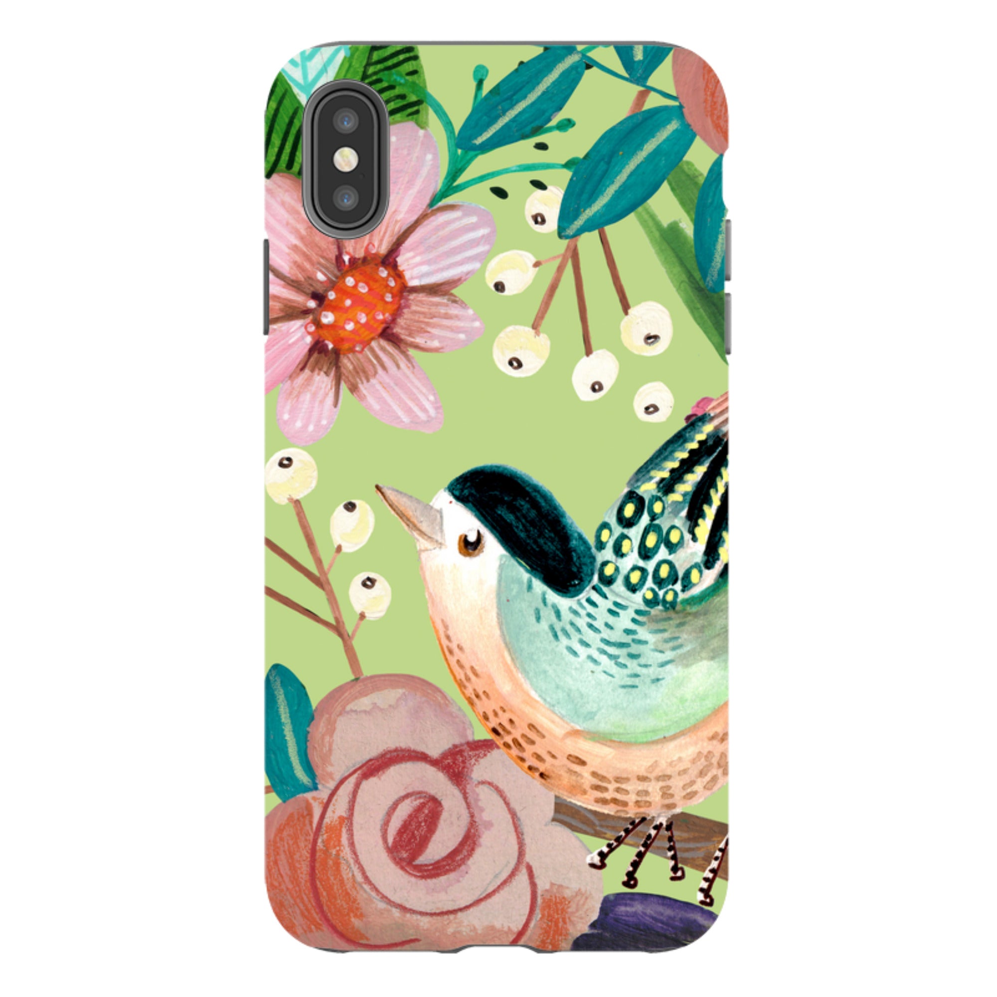 iPhone Tough Case - Bird By Caroline Bonne Muller