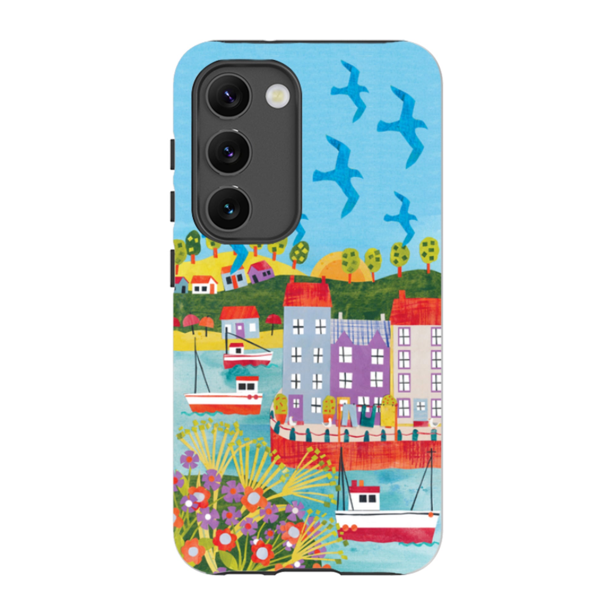 Samsung Tough  Case - Harbour Side By Tracey English