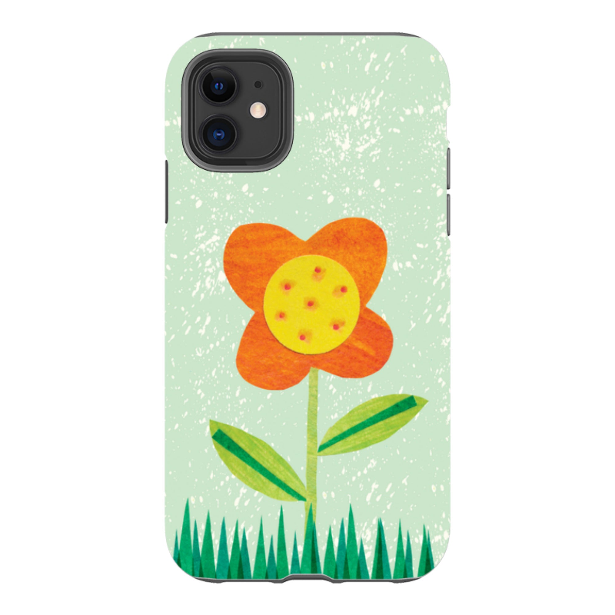 iPhone Tough Case - Orange Flower By Tracey English