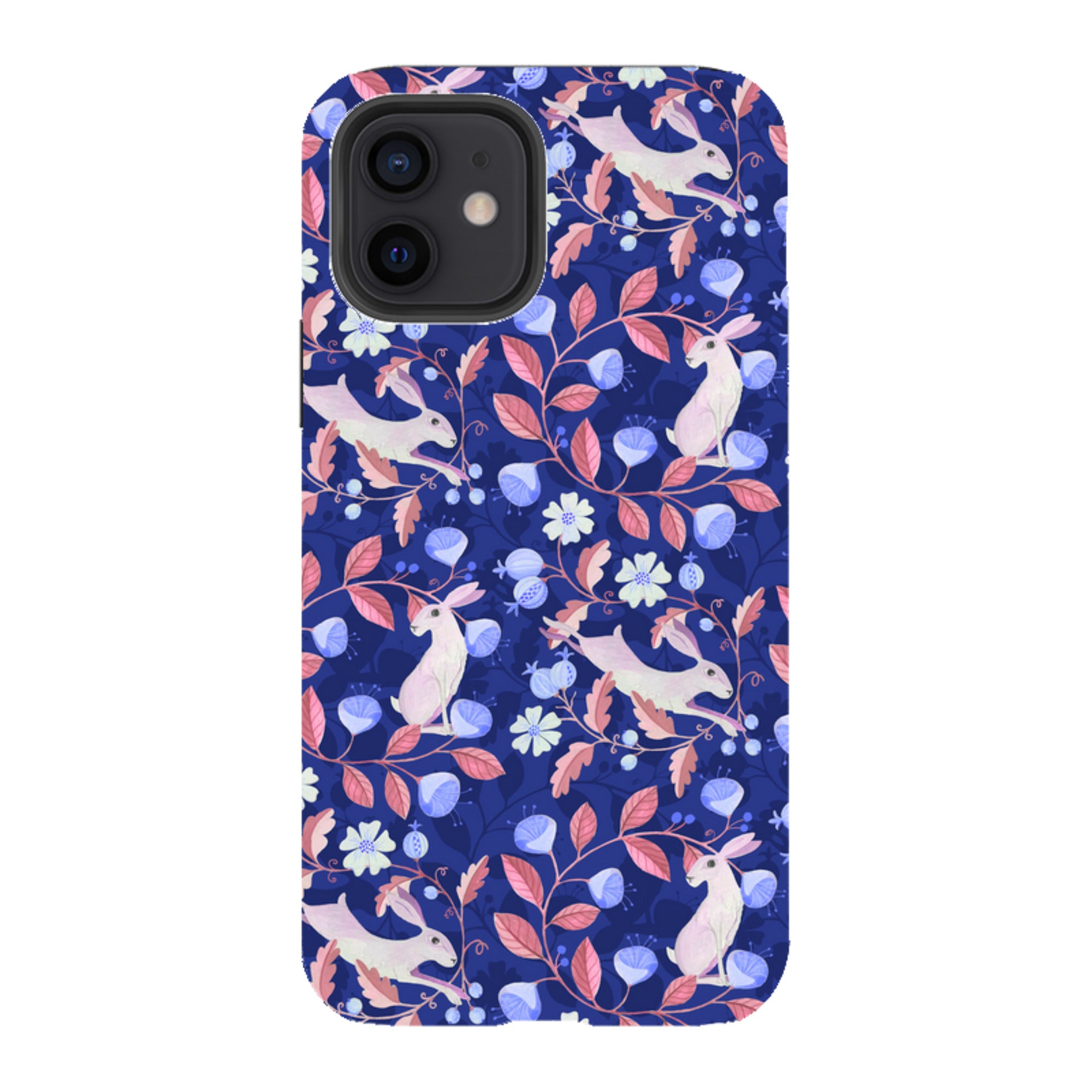 iPhone Tough Case - Hare Pattern By Bex Parkin