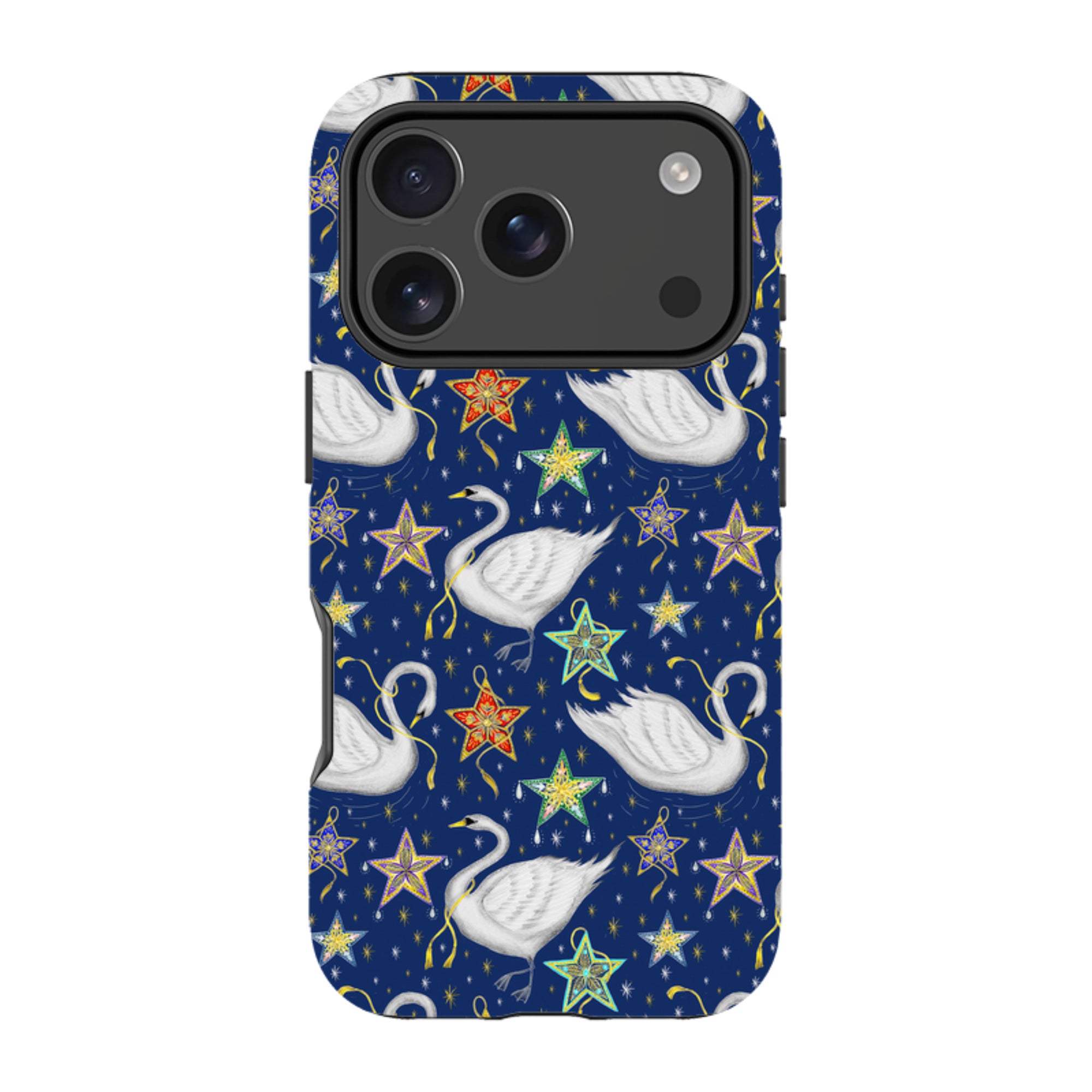 iPhone MagSafe Tough Case -  Swan Pattern By Catherine Rowe