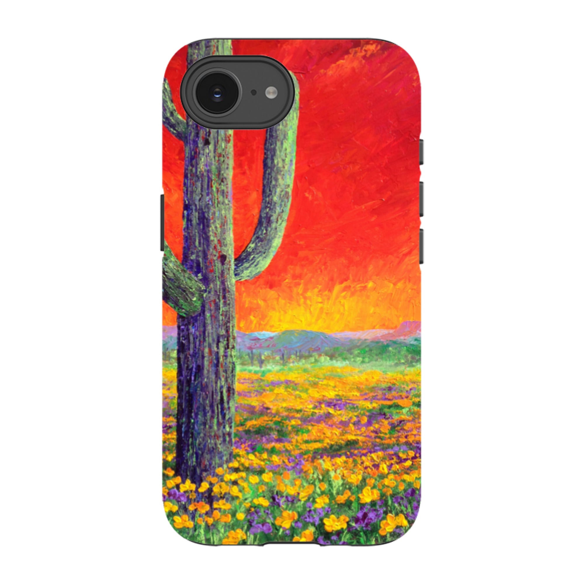 iPhone Tough Case - Saguaro Sunset By Linda Calvert Jacobson