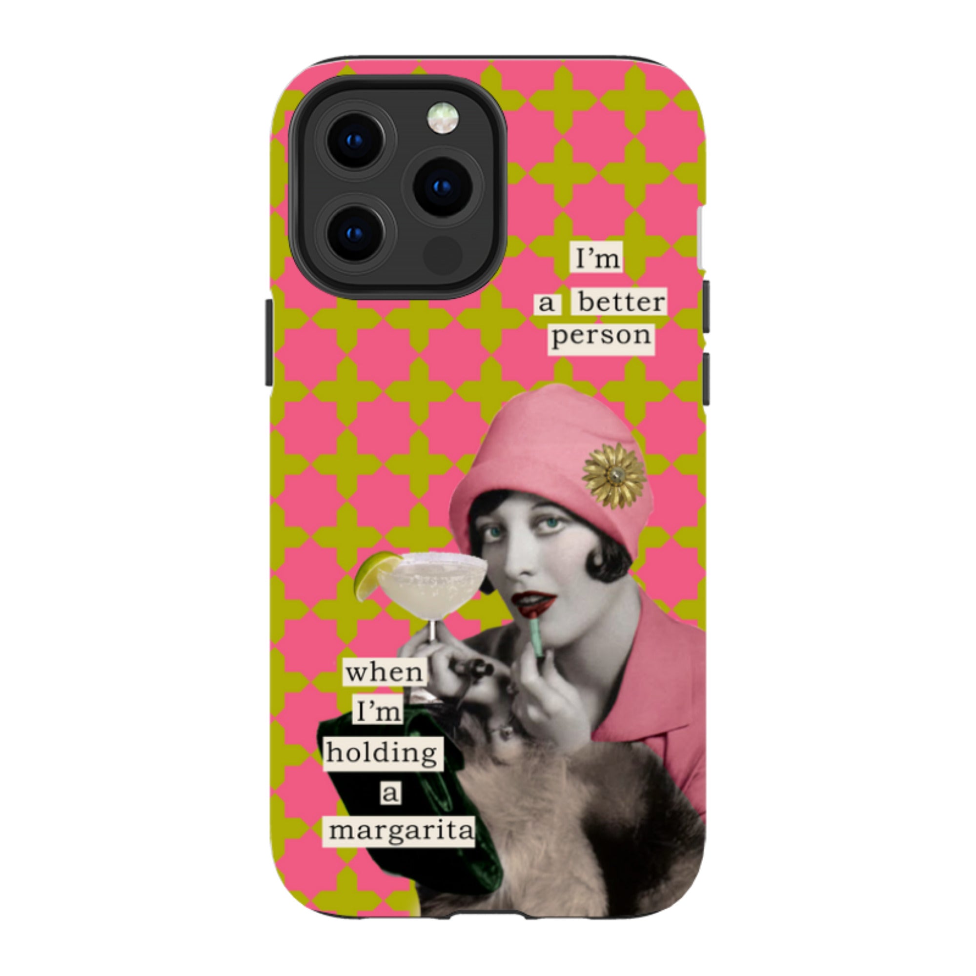 iPhone Tough Case - I'm A Better Person By Clare Jordan