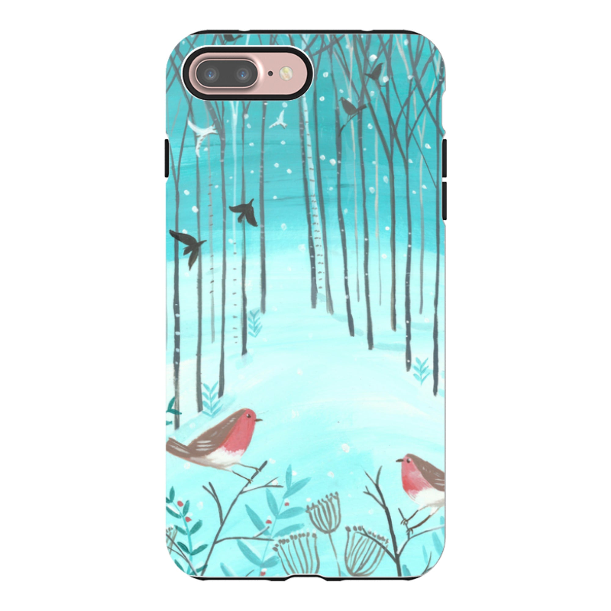 iPhone Tough Case - Winter Forest By Mary Stubberfield