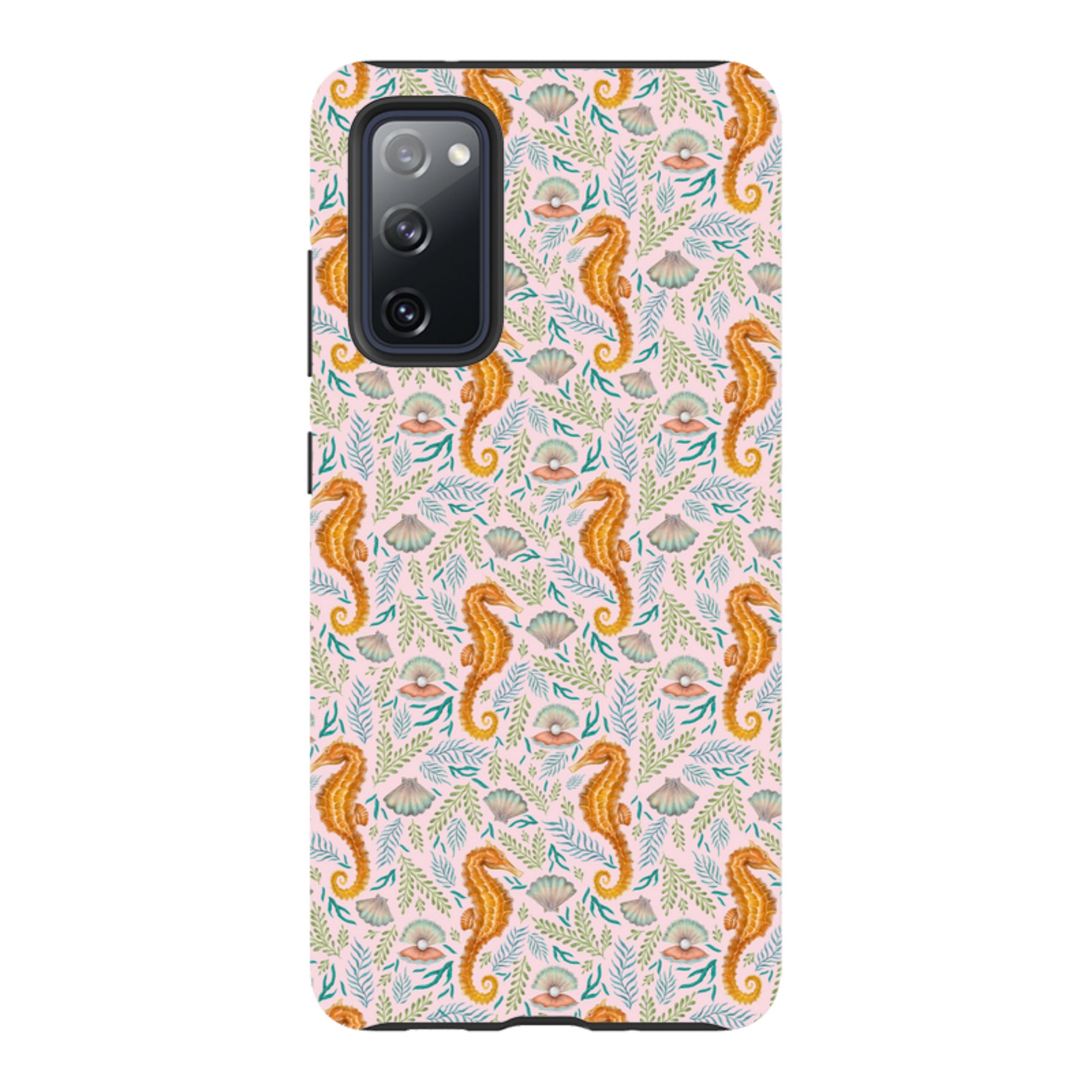 Samsung Tough Case - Seahorse Pink By Catherine Rowe