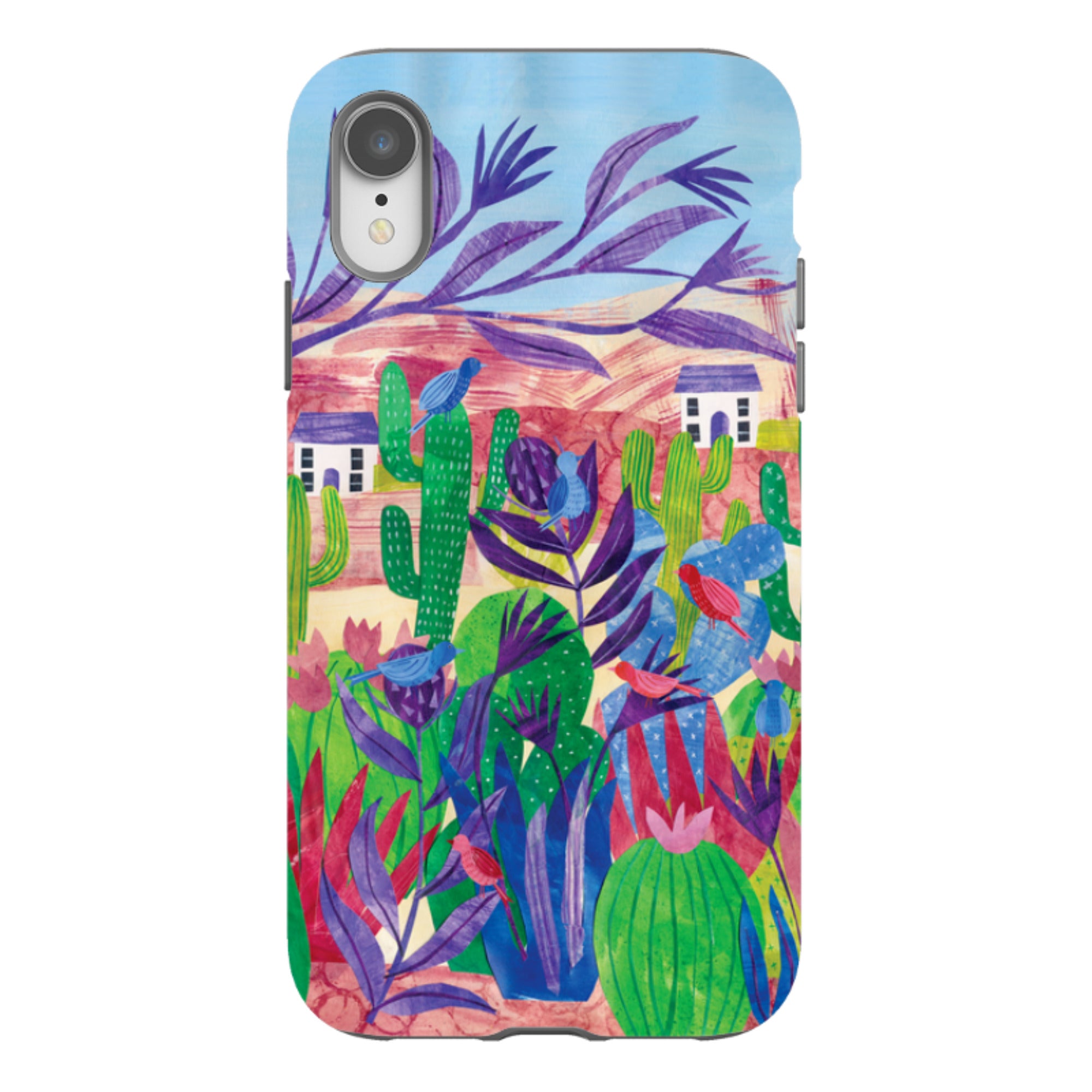 iPhone Tough Case - Desert Cactus By Tracey English