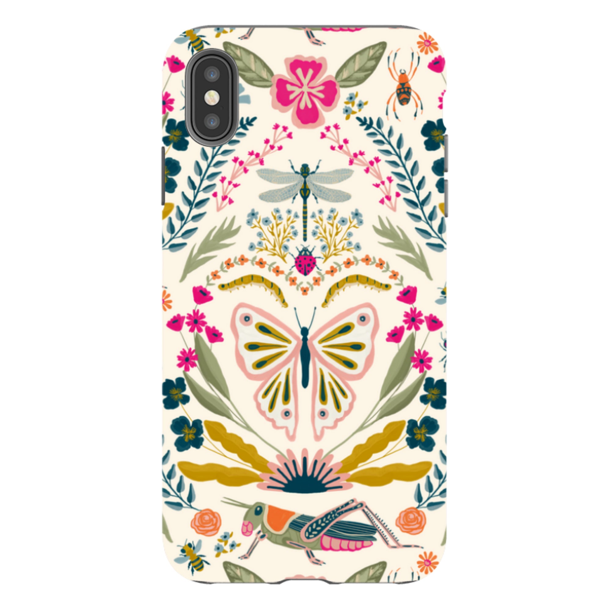iPhone Case - Butterfly Floral By Abby Jacobs