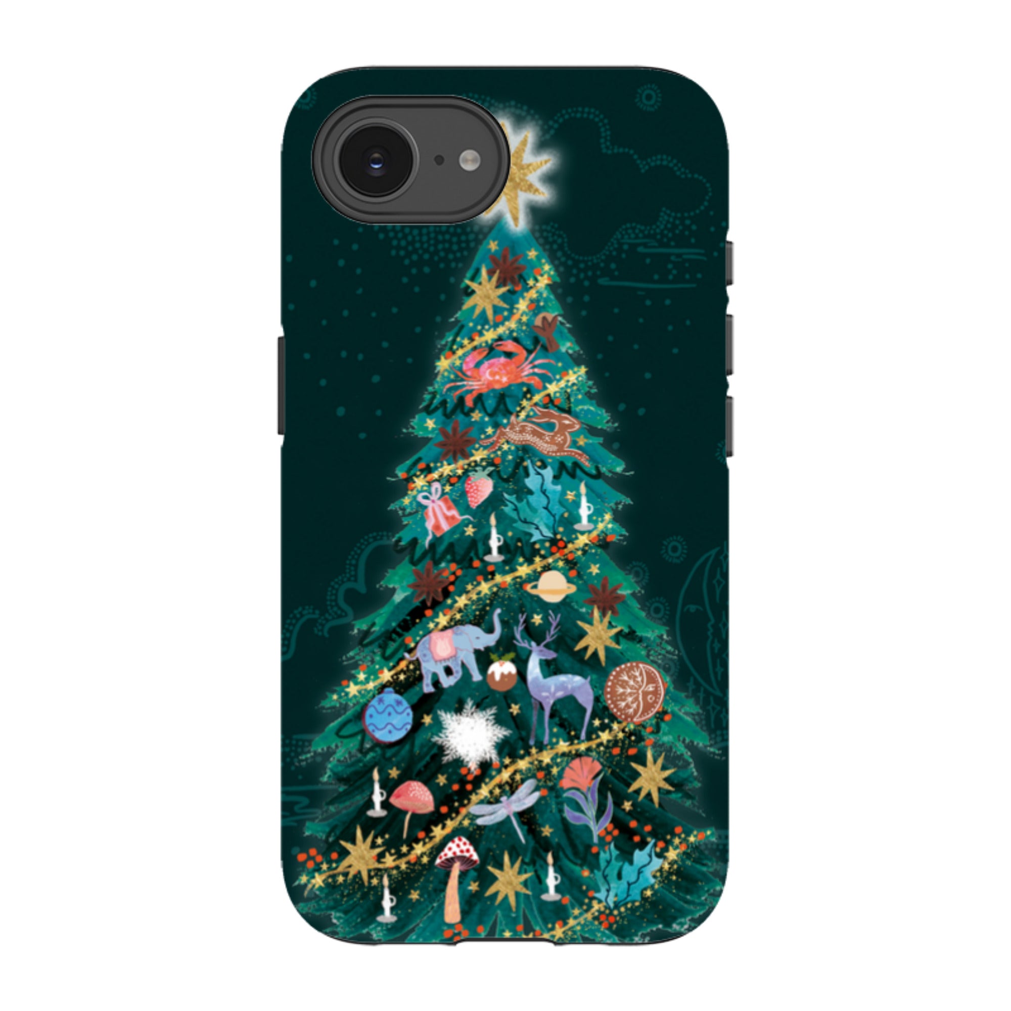 iPhone Tough Case - Kitsch Tree By Emma Frances Grant