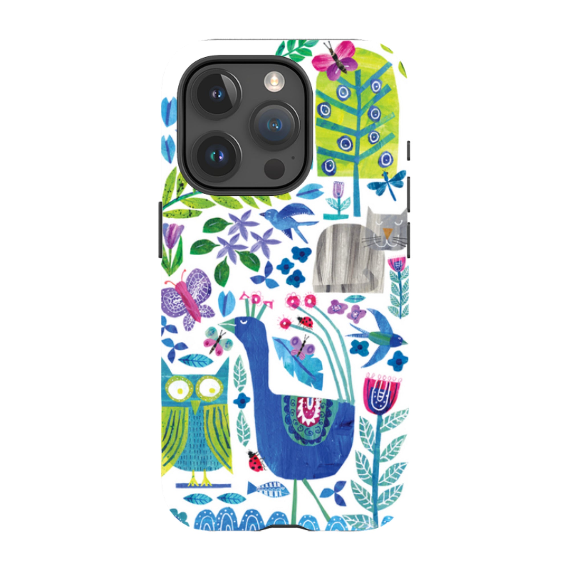 iPhone Tough Case - Back Garden By Tracey English