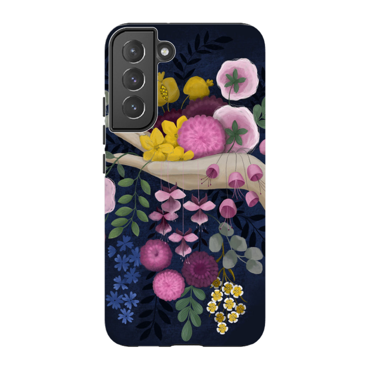 Samsung Tough Case - Flower Hand By Bex Parkin