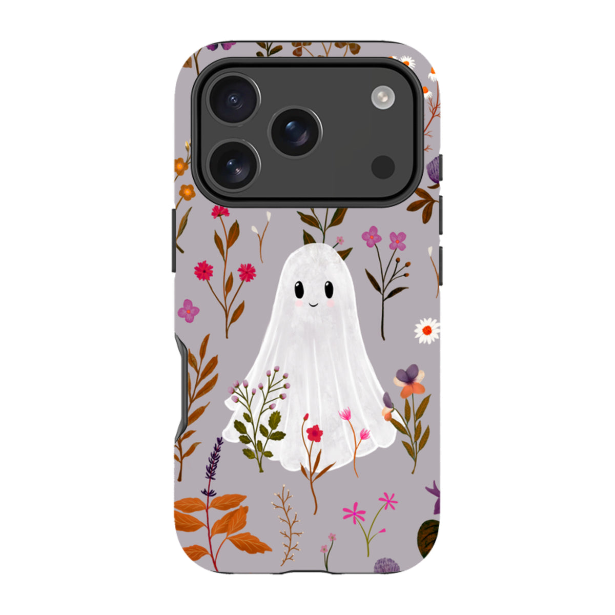 iPhone Tough Case - Ghost in the Garden - Mauve Multi By Katherine Quinn