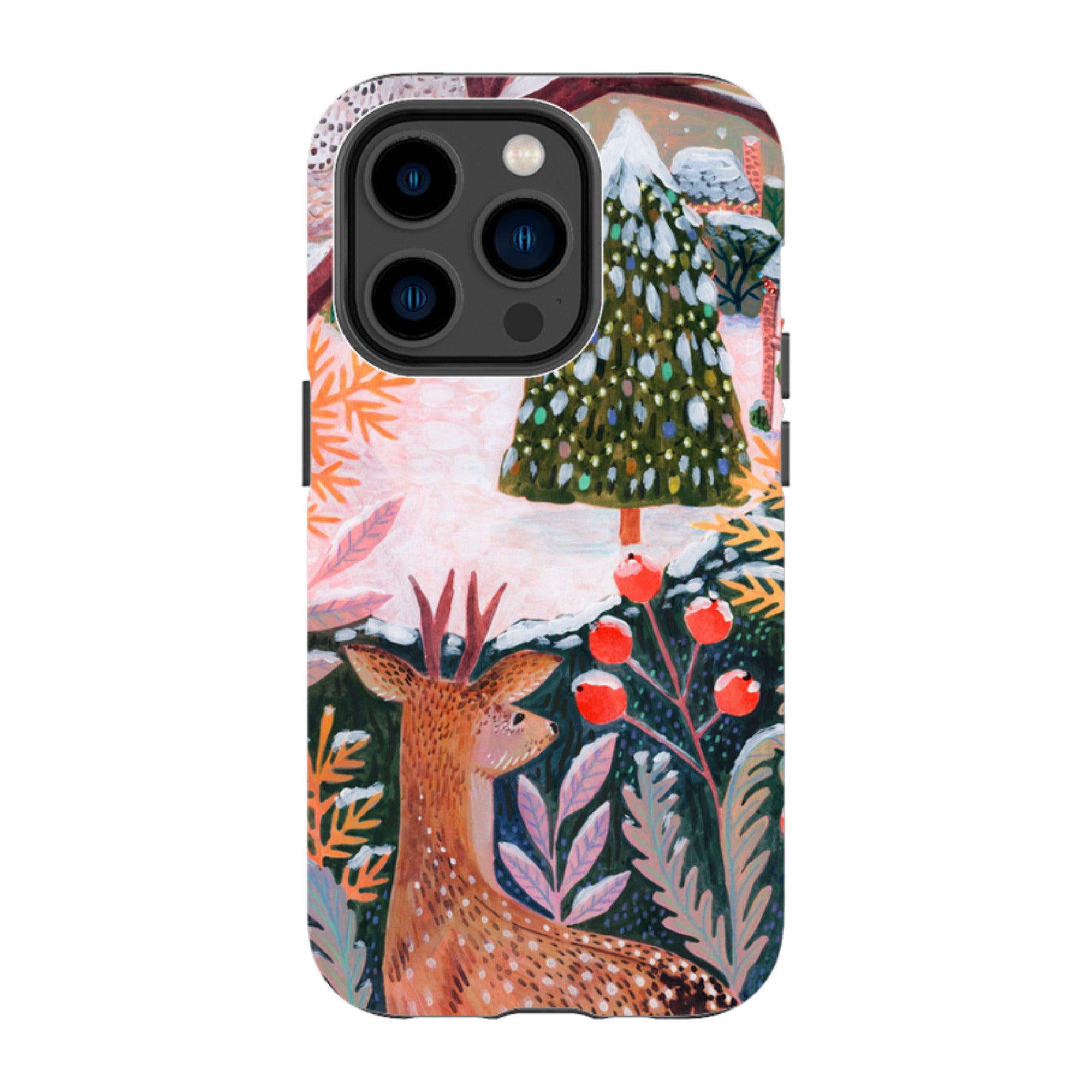 iPhone Tough Case - Deer By Lee Foster Wilson
