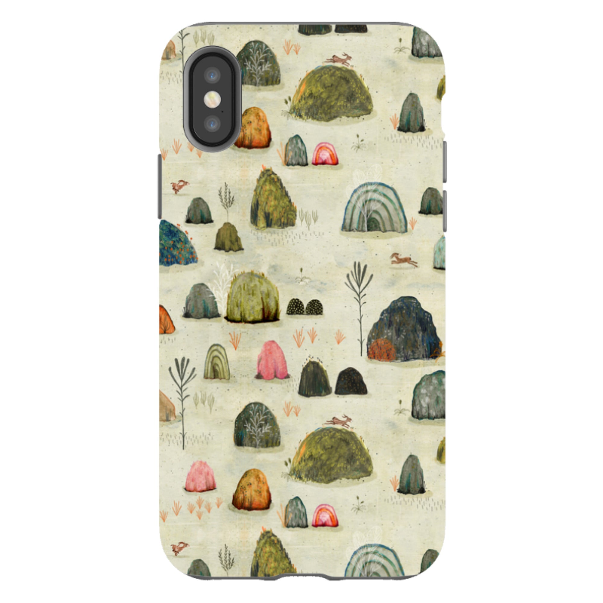 iPhone Tough Case - Mossy Hills By Katherine Quinn