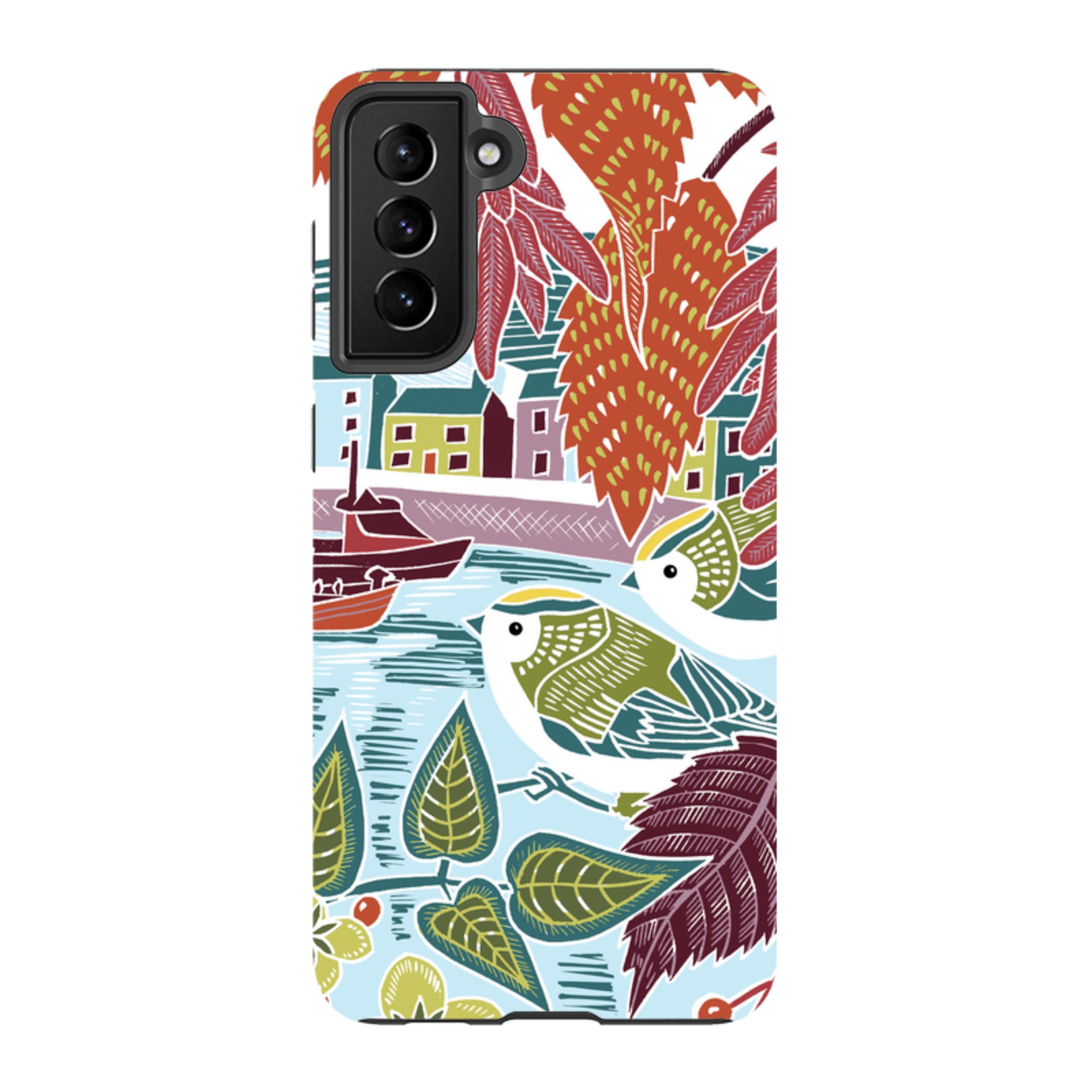 Samsung Tough  Case - Goldcrests Harbour By Kate heiss