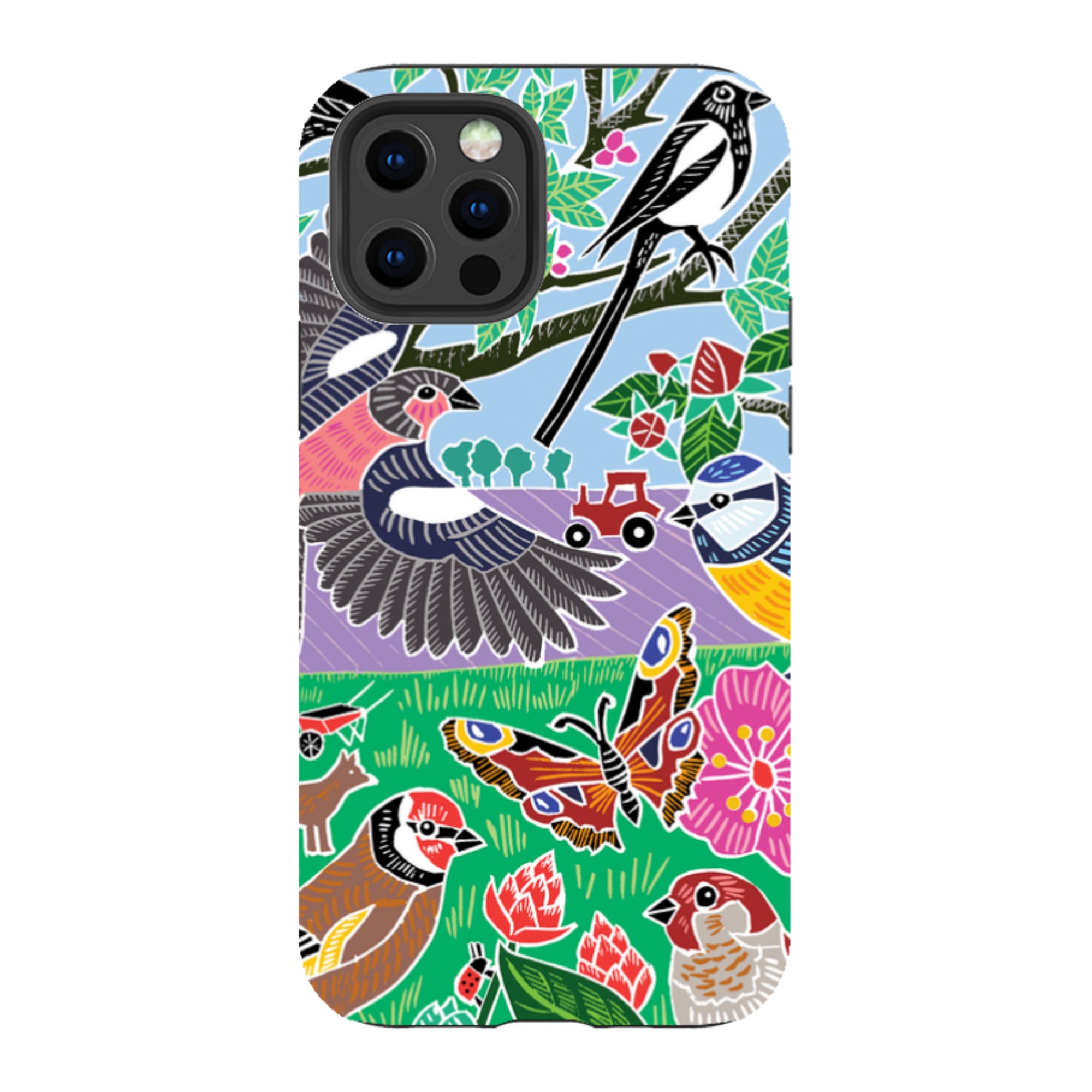 iPhone Tough Case - Garden Bird Jigsaw B By Kate Heiss