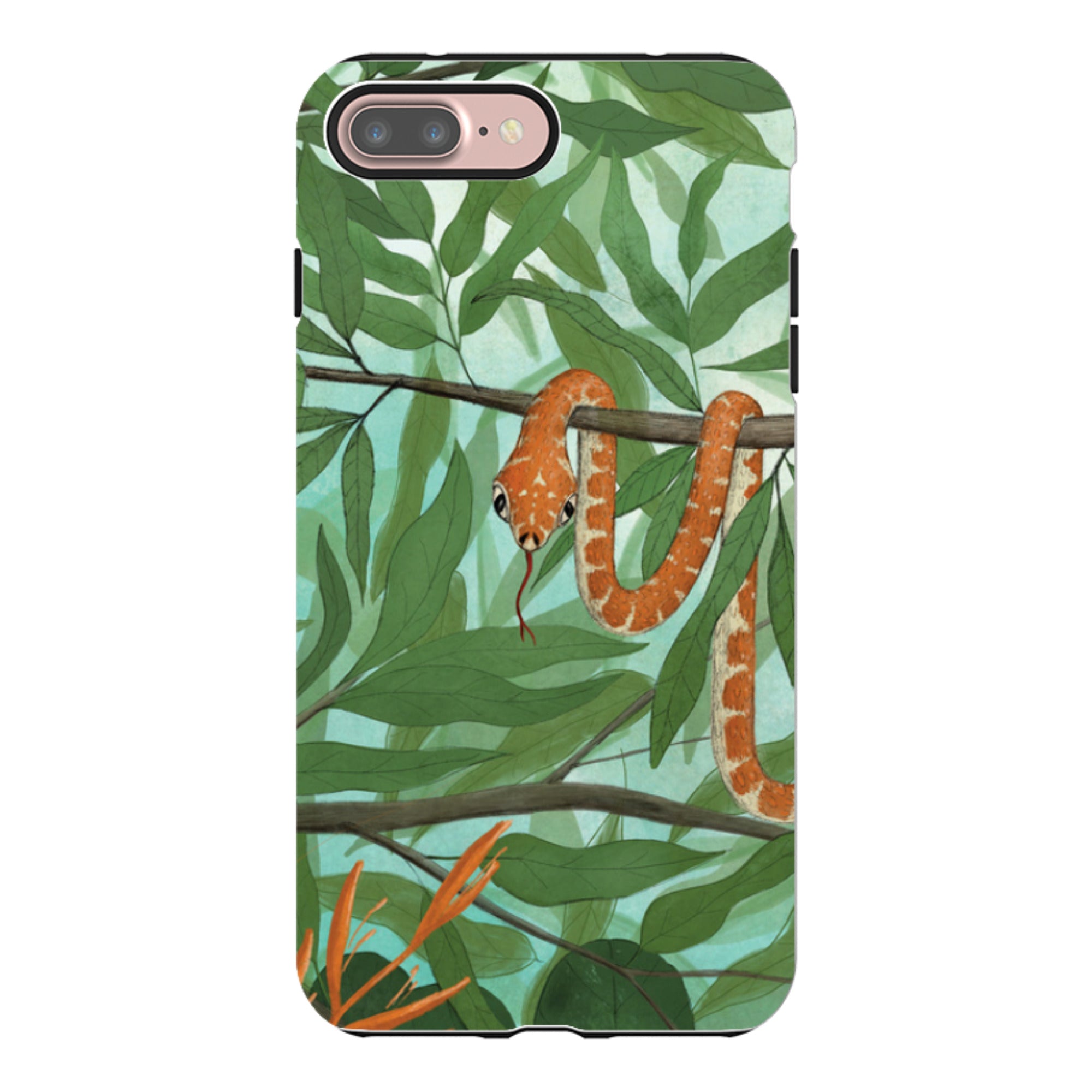 iPhone Tough Case - Snake By Maja Lindberg