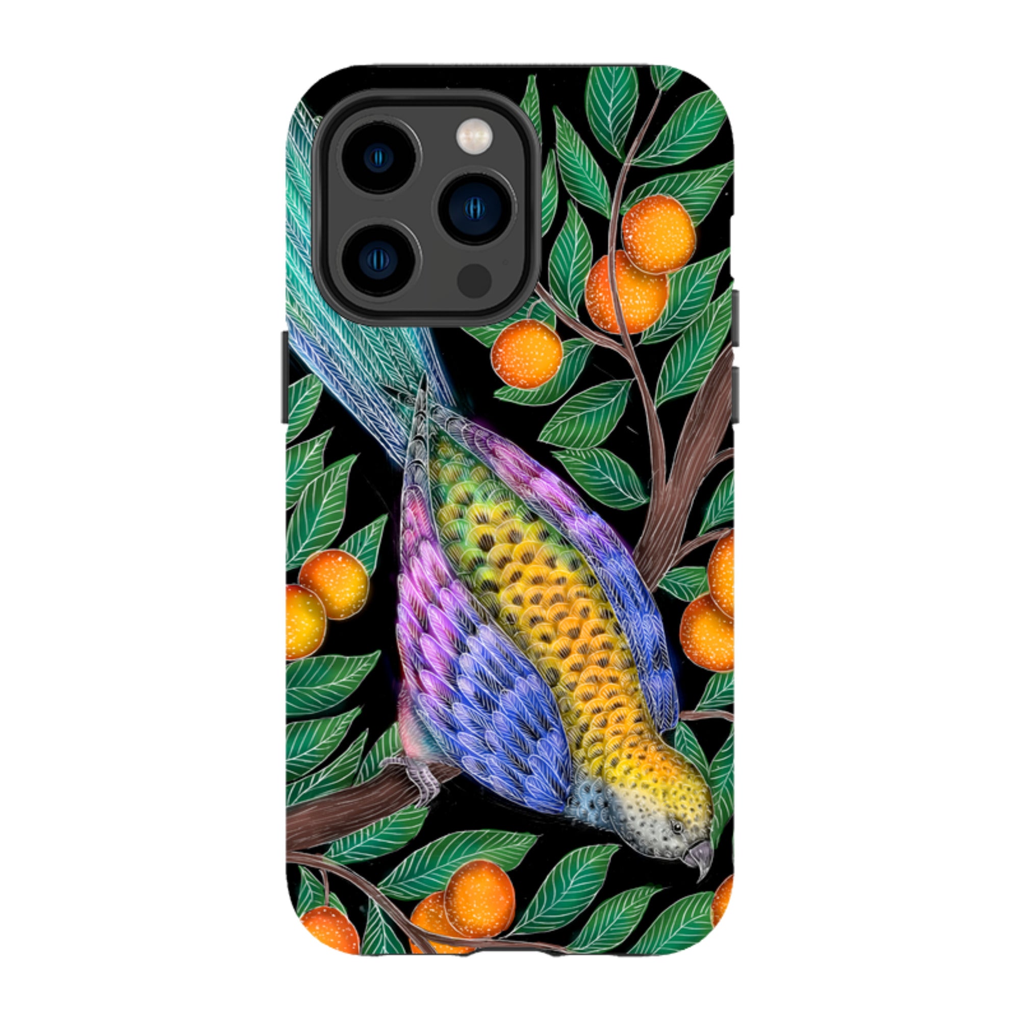 iPhone Tough Case - Parrot By Catherine Rowe
