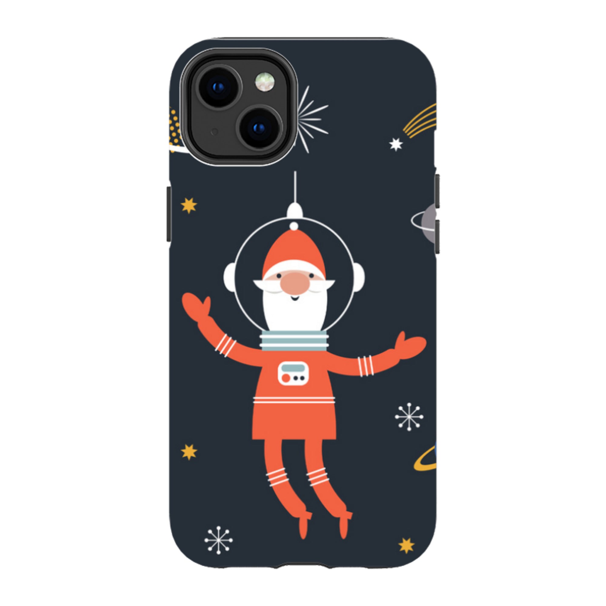 iPhone Tough Case - Cosmic Santa