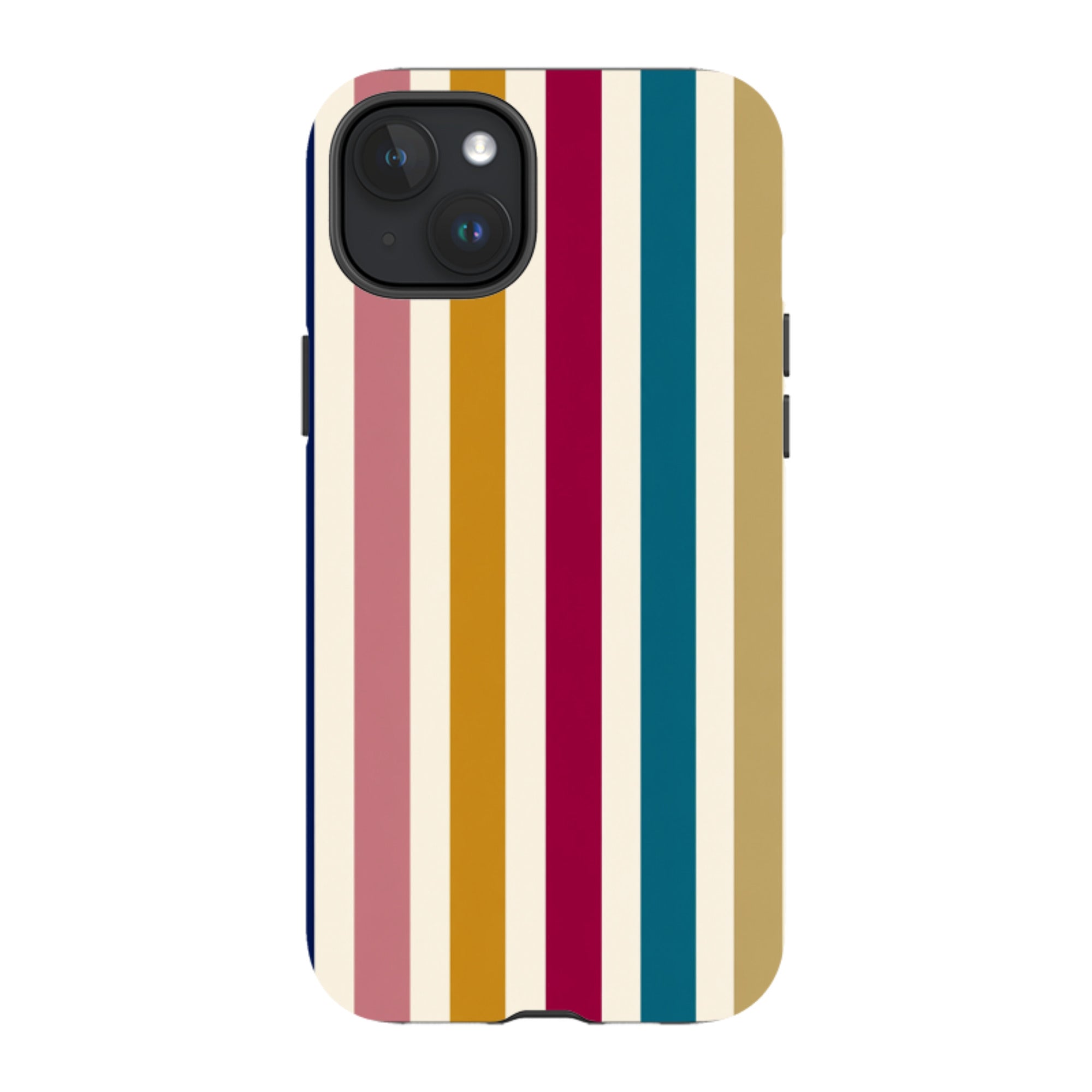 iPhone MagSafe Tough Case - Mustard Gold Stripe
