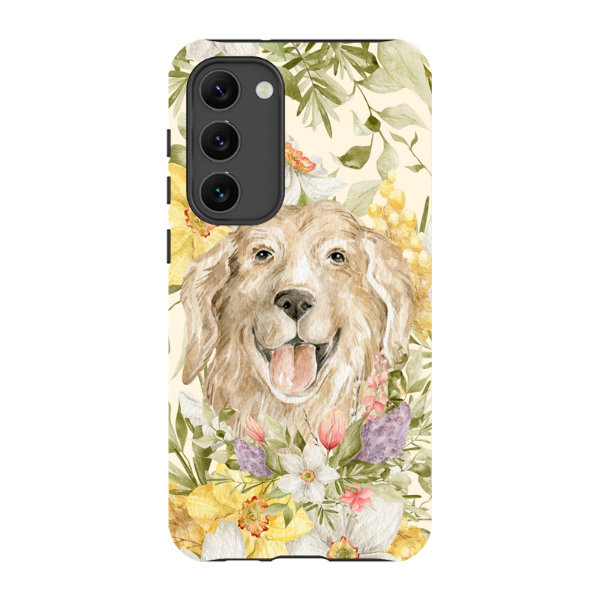 Samsung Tough Case - Floral Dog