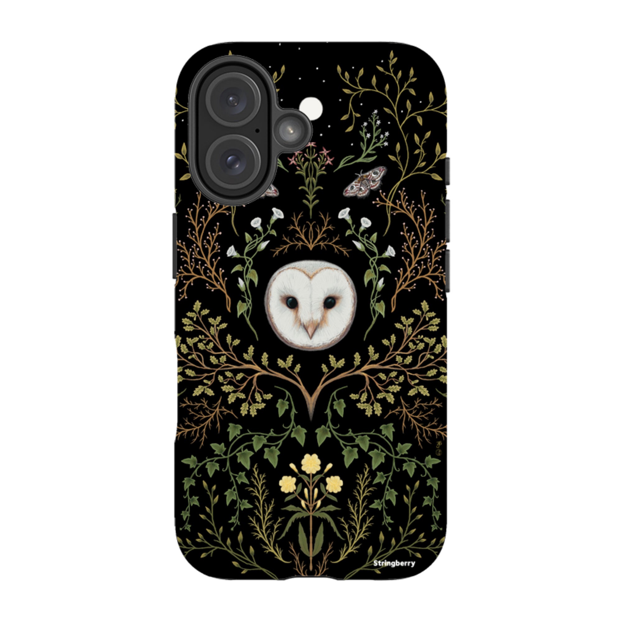 iPhone Tough Case - Owl Pattern By Anna Stead